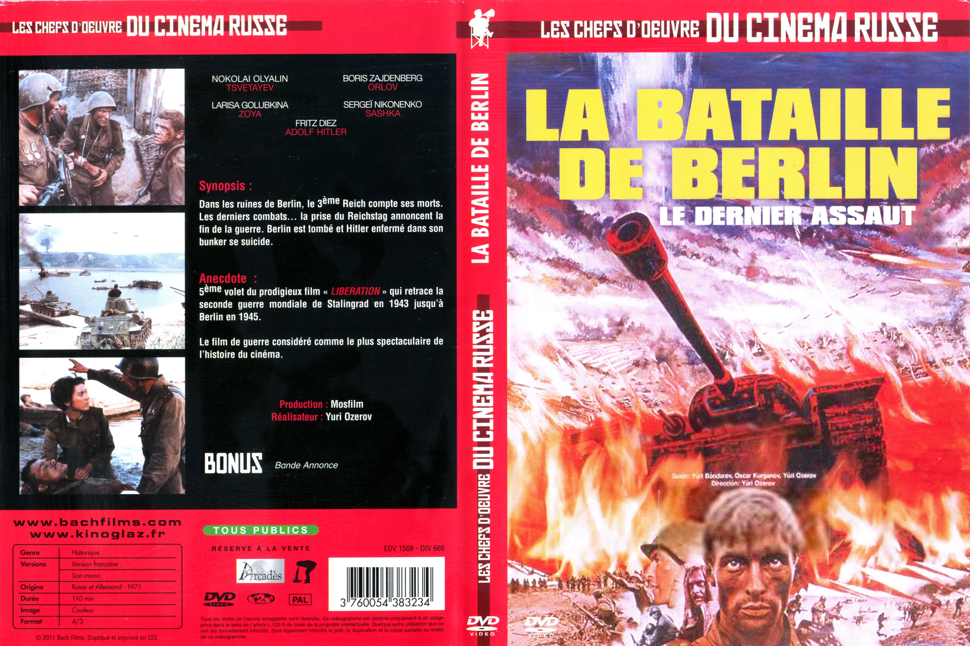 Jaquette DVD La bataille de Berlin v2