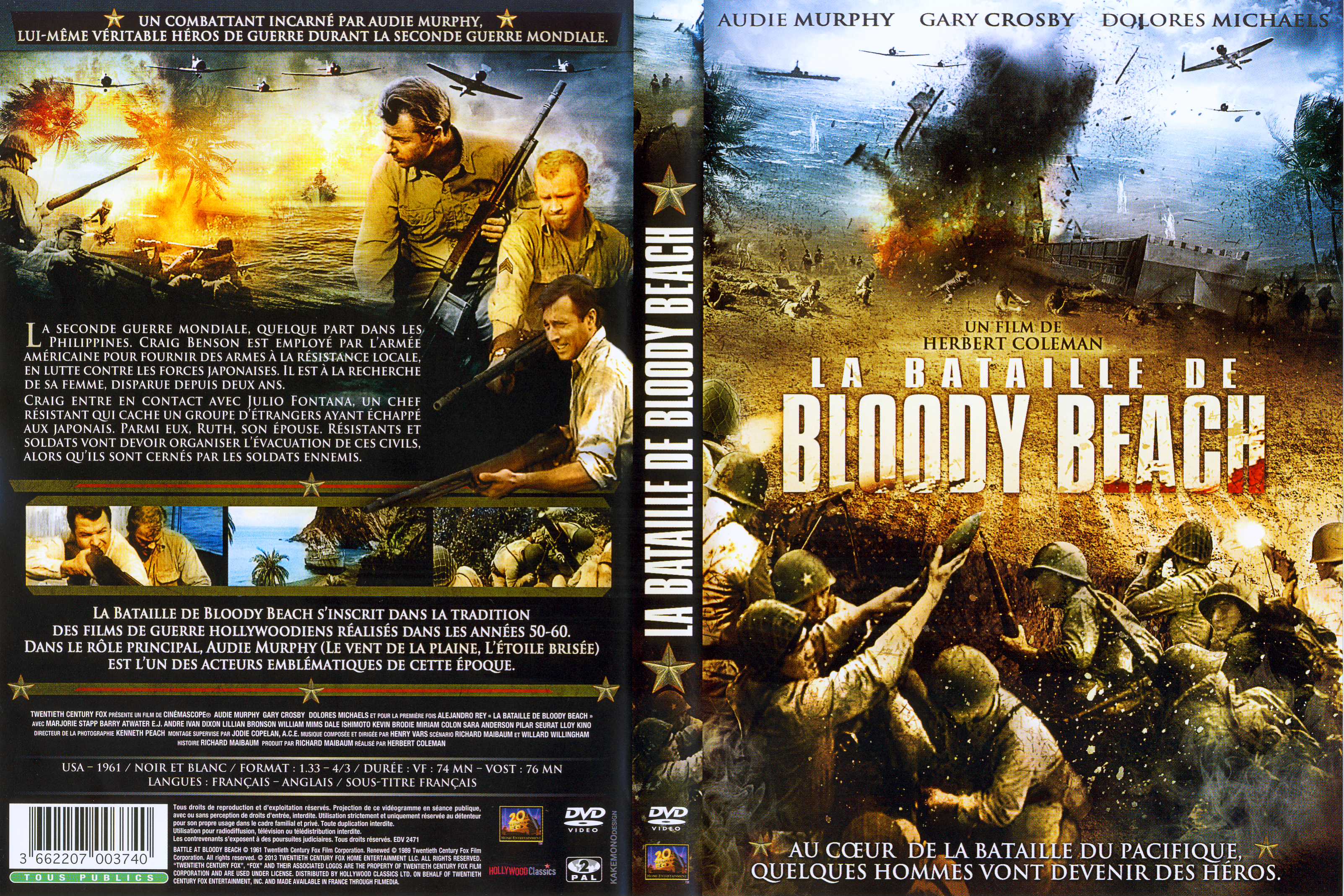 Jaquette DVD La bataille de Bloody Beach v2