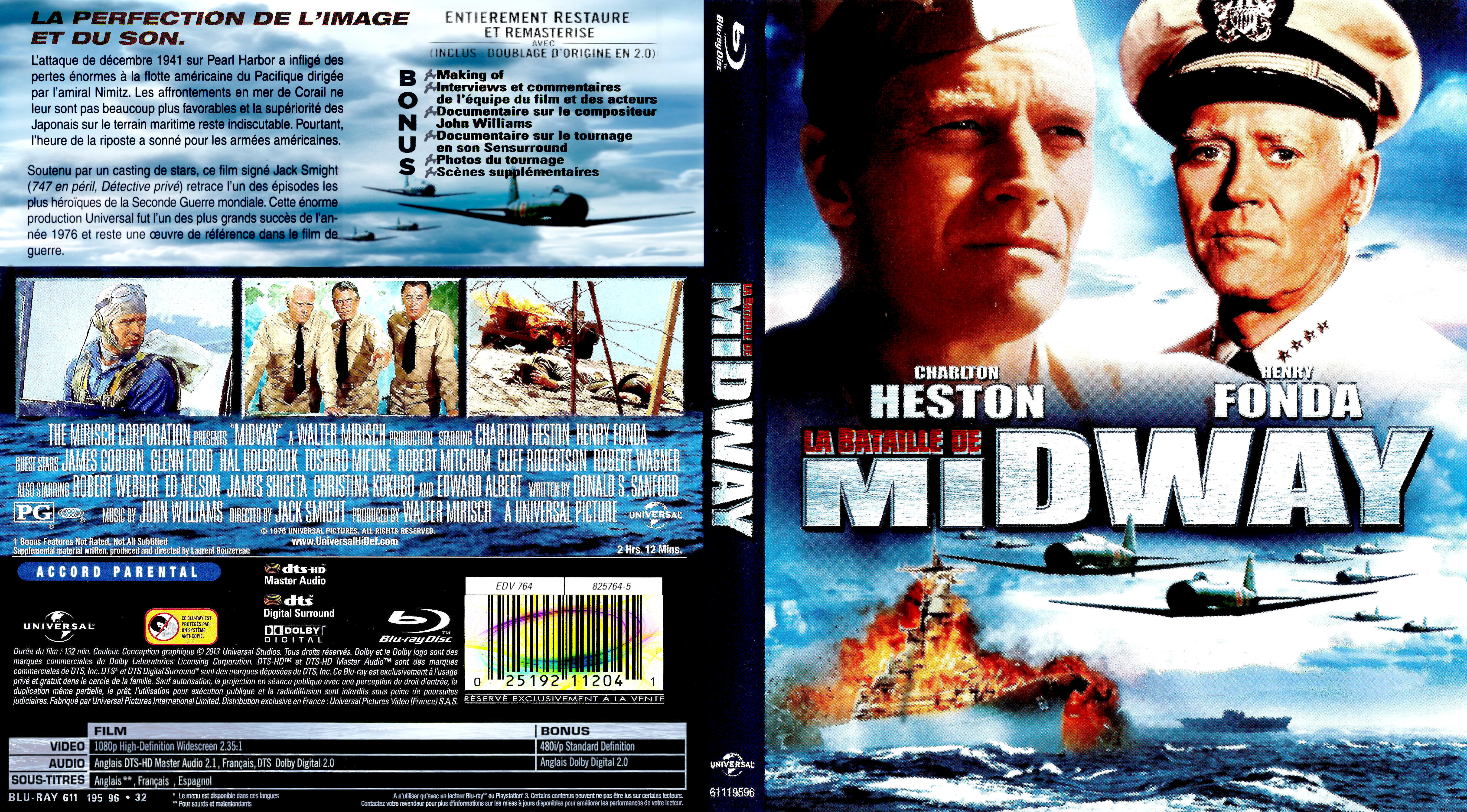 Jaquette DVD La bataille de Midway (BLU-RAY)