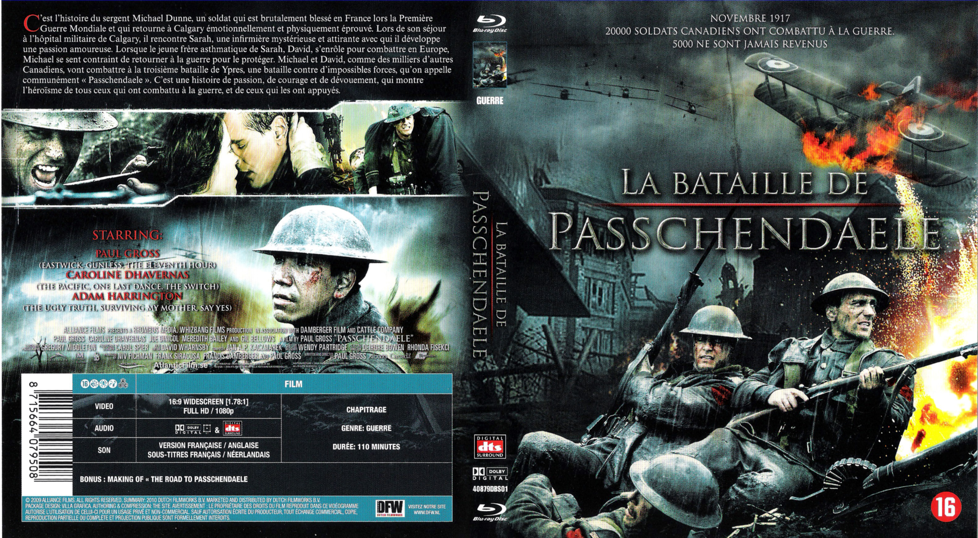 Jaquette DVD La bataille de Passchendaele (BLU-RAY) v2