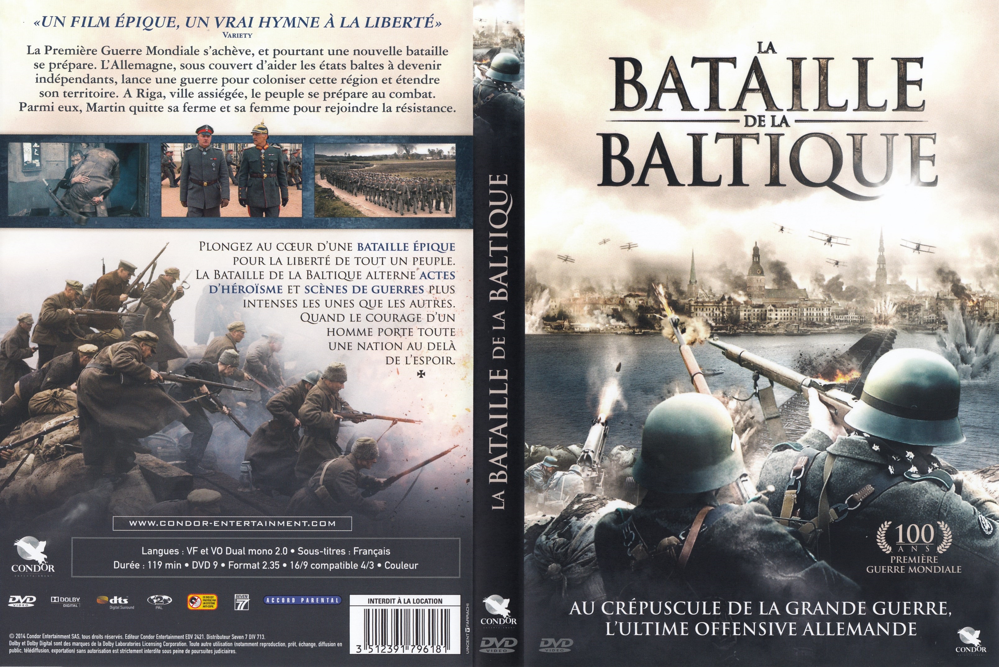 Jaquette DVD La bataille de la baltique