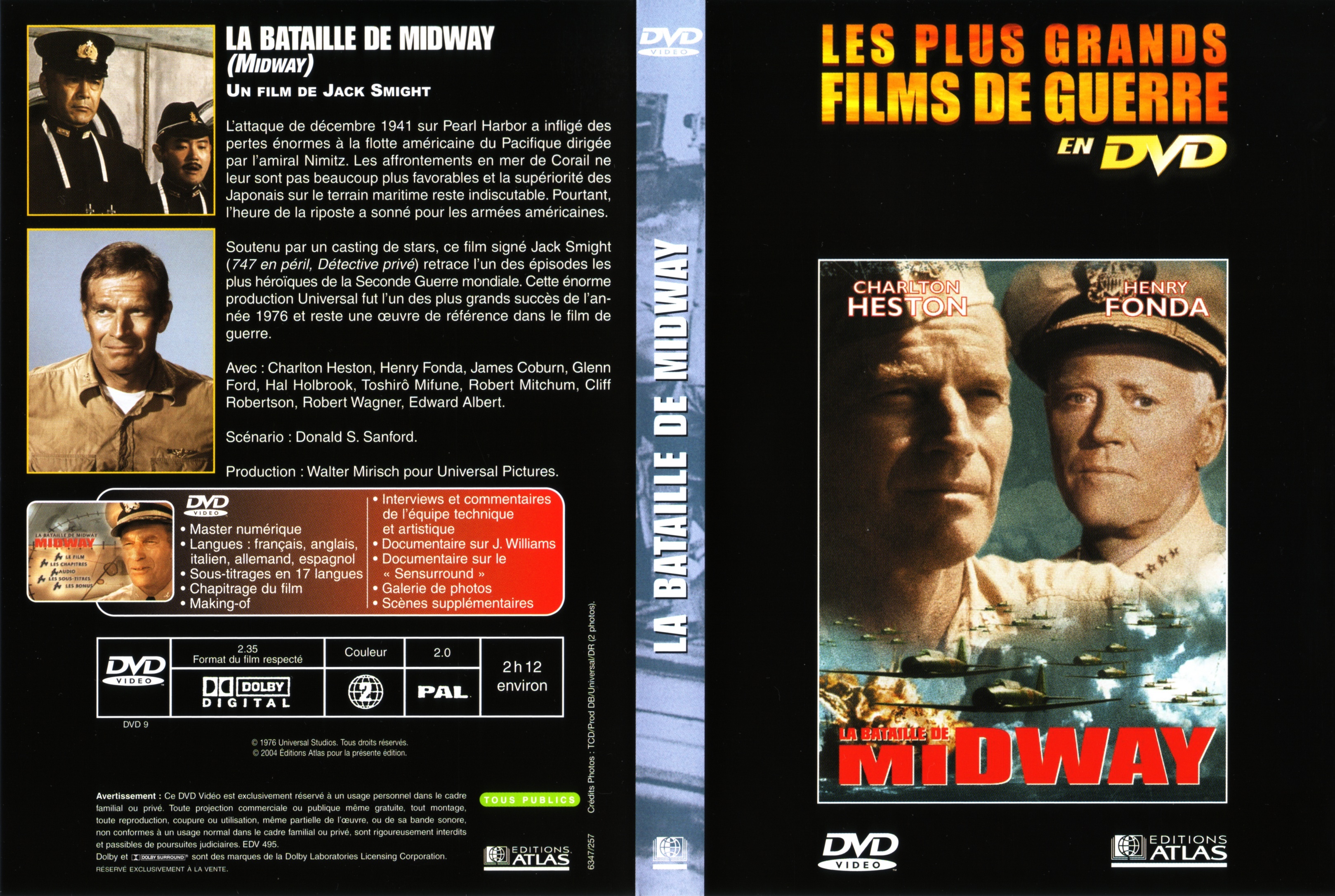 Jaquette DVD La bataille de midway v2