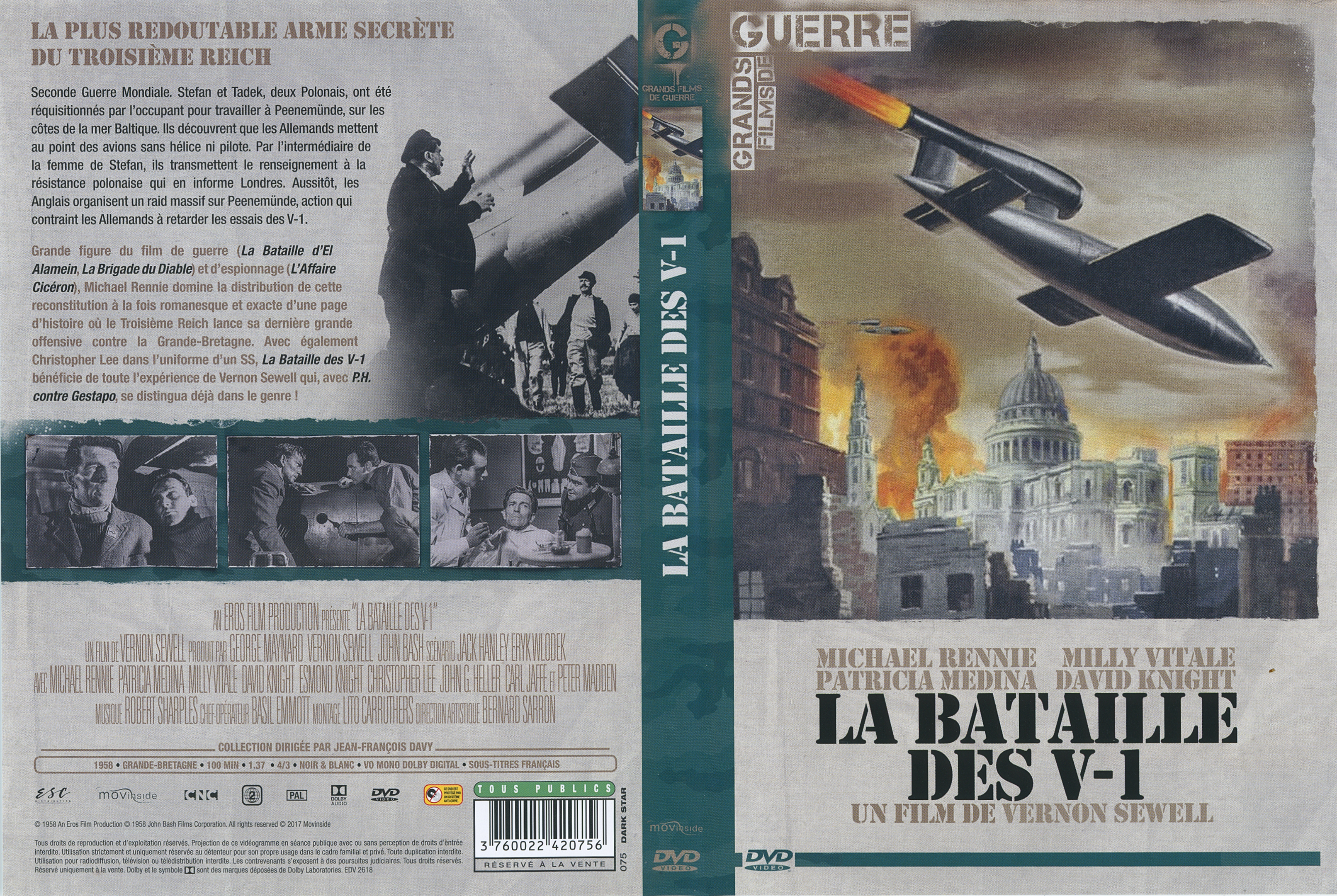 Jaquette DVD La bataille des V-1