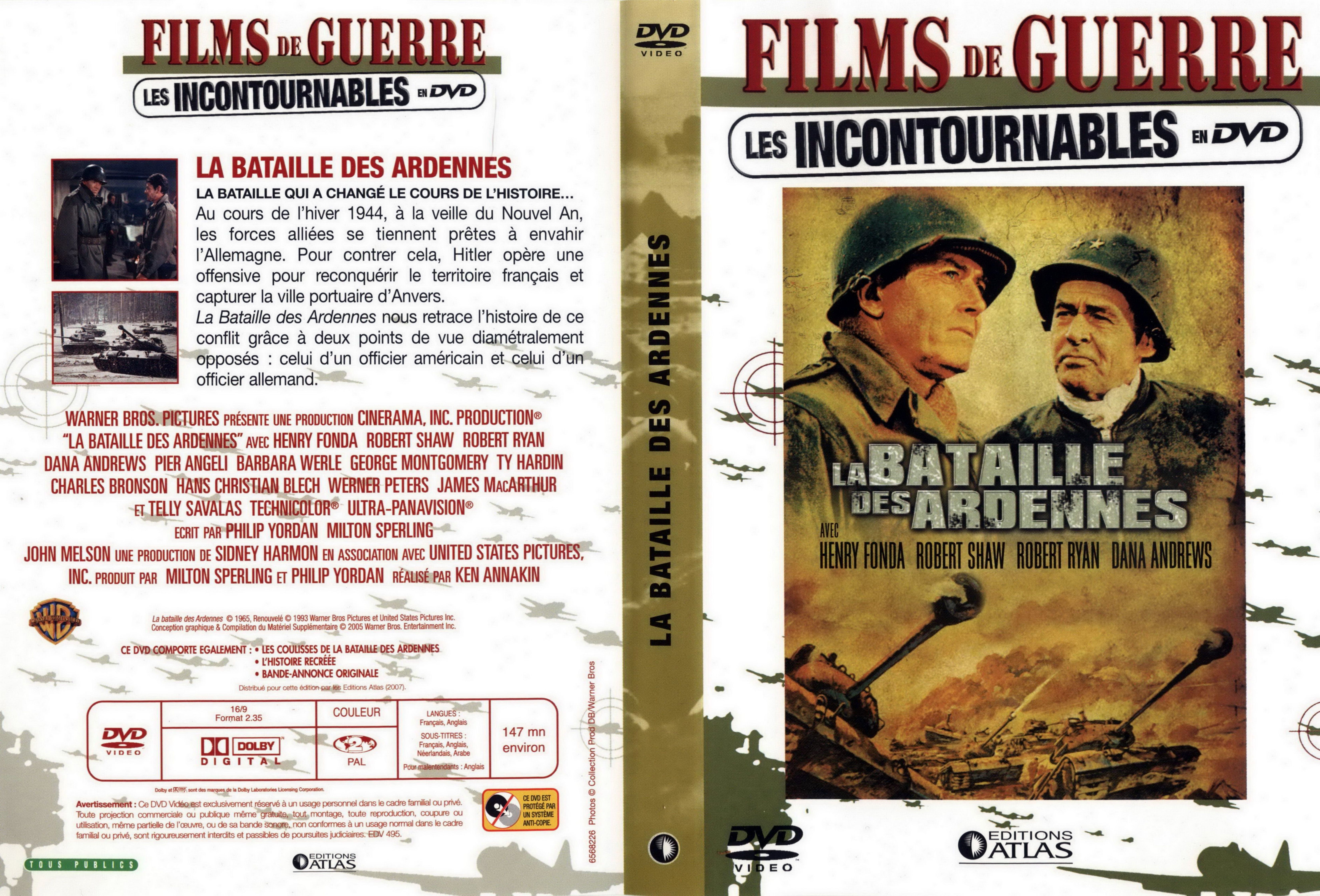 Jaquette DVD La bataille des ardennes v2