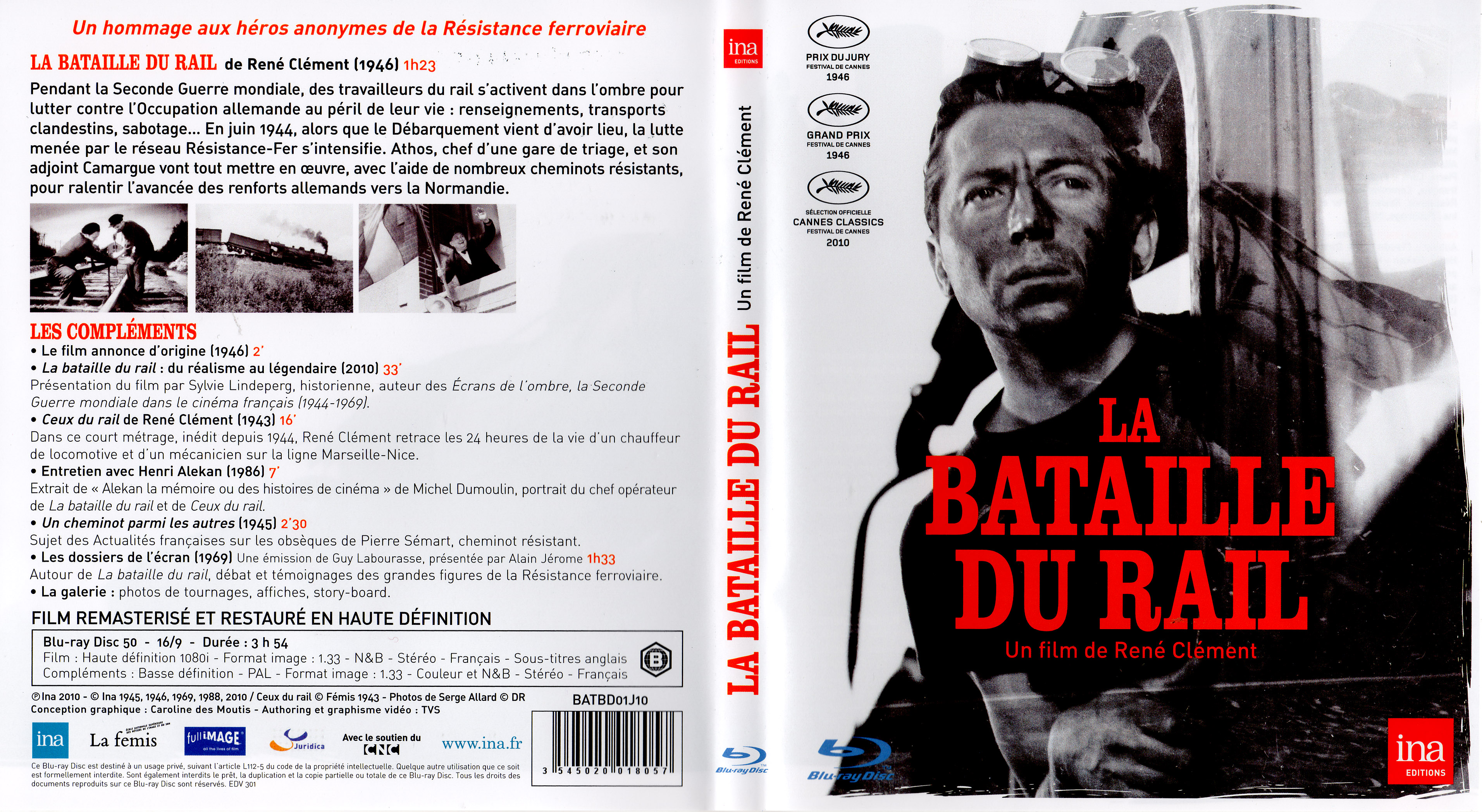 Jaquette DVD La bataille du rail (BLU-RAY)