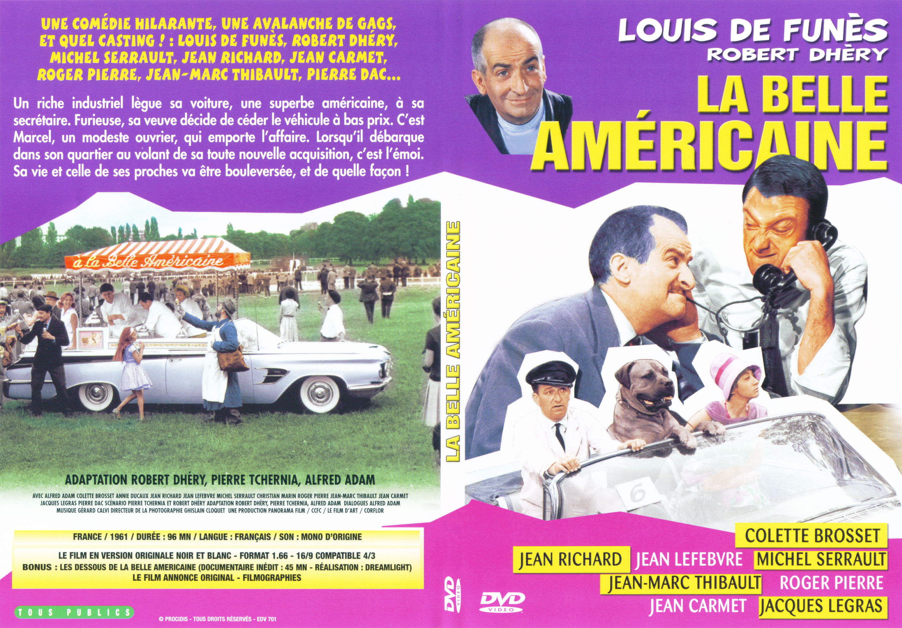 Jaquette DVD La belle amricaine - SLIM