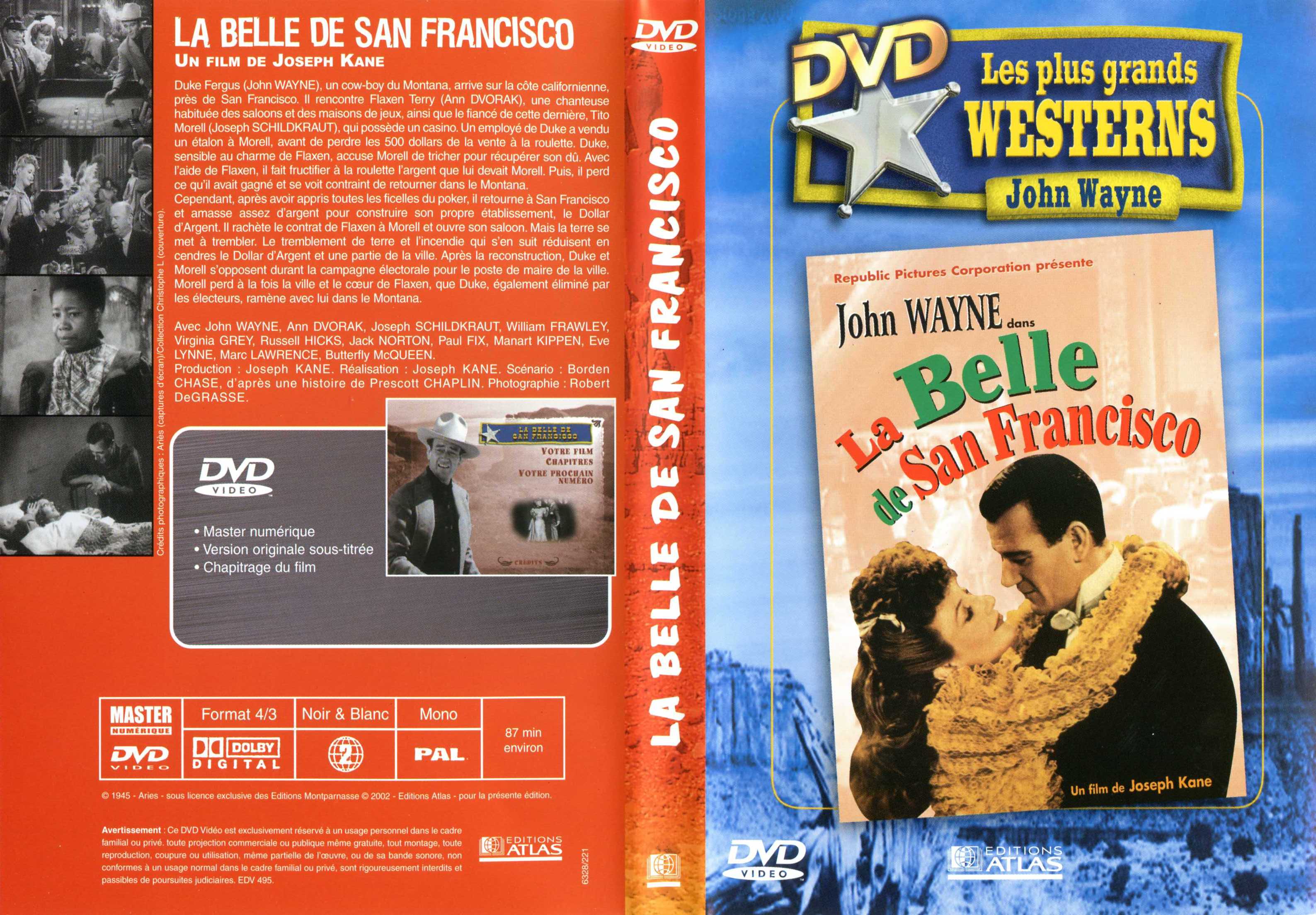 Jaquette DVD La belle de San Francisco