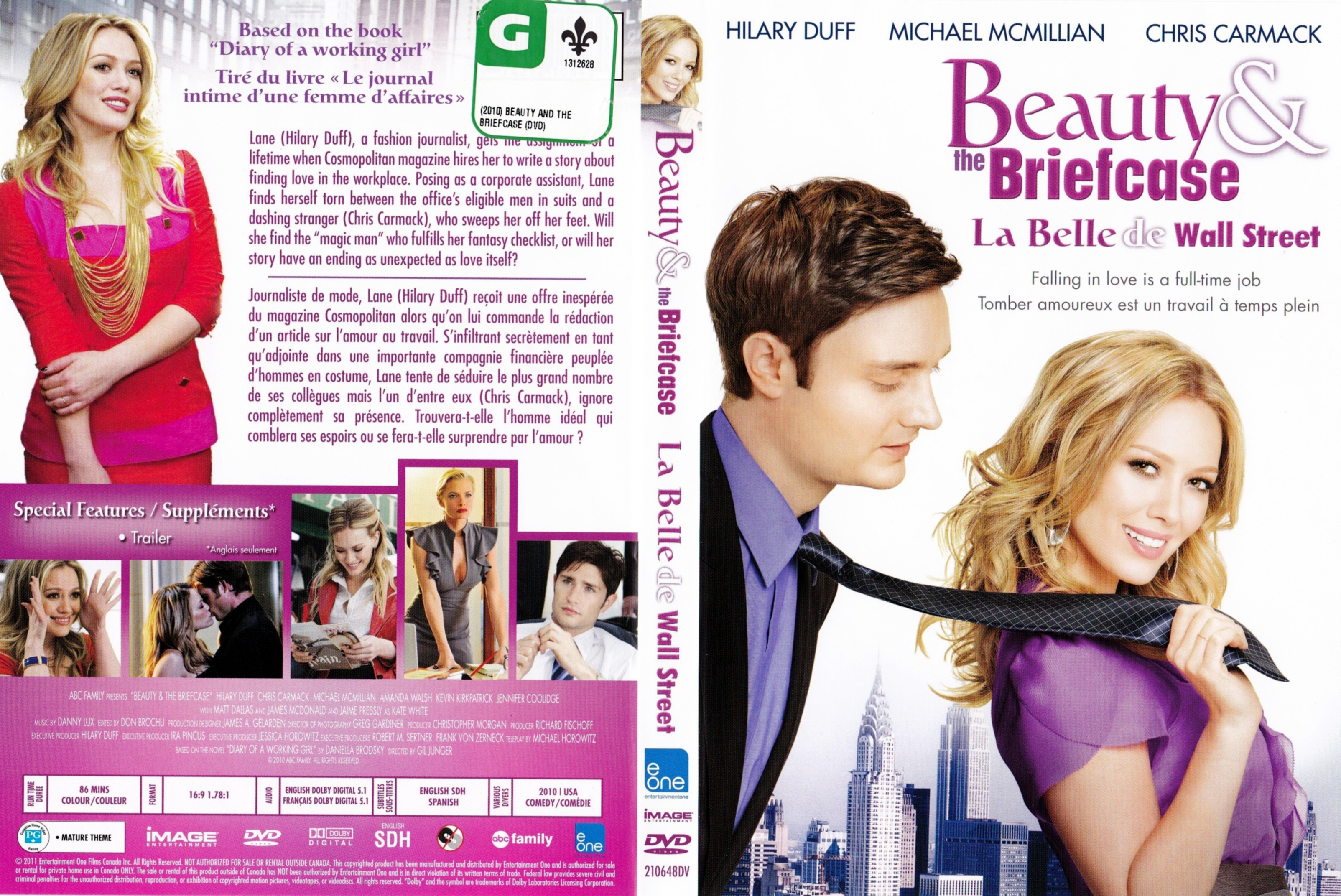 Jaquette DVD La belle de Wall street - Beauty & the briefcase (Canadienne)