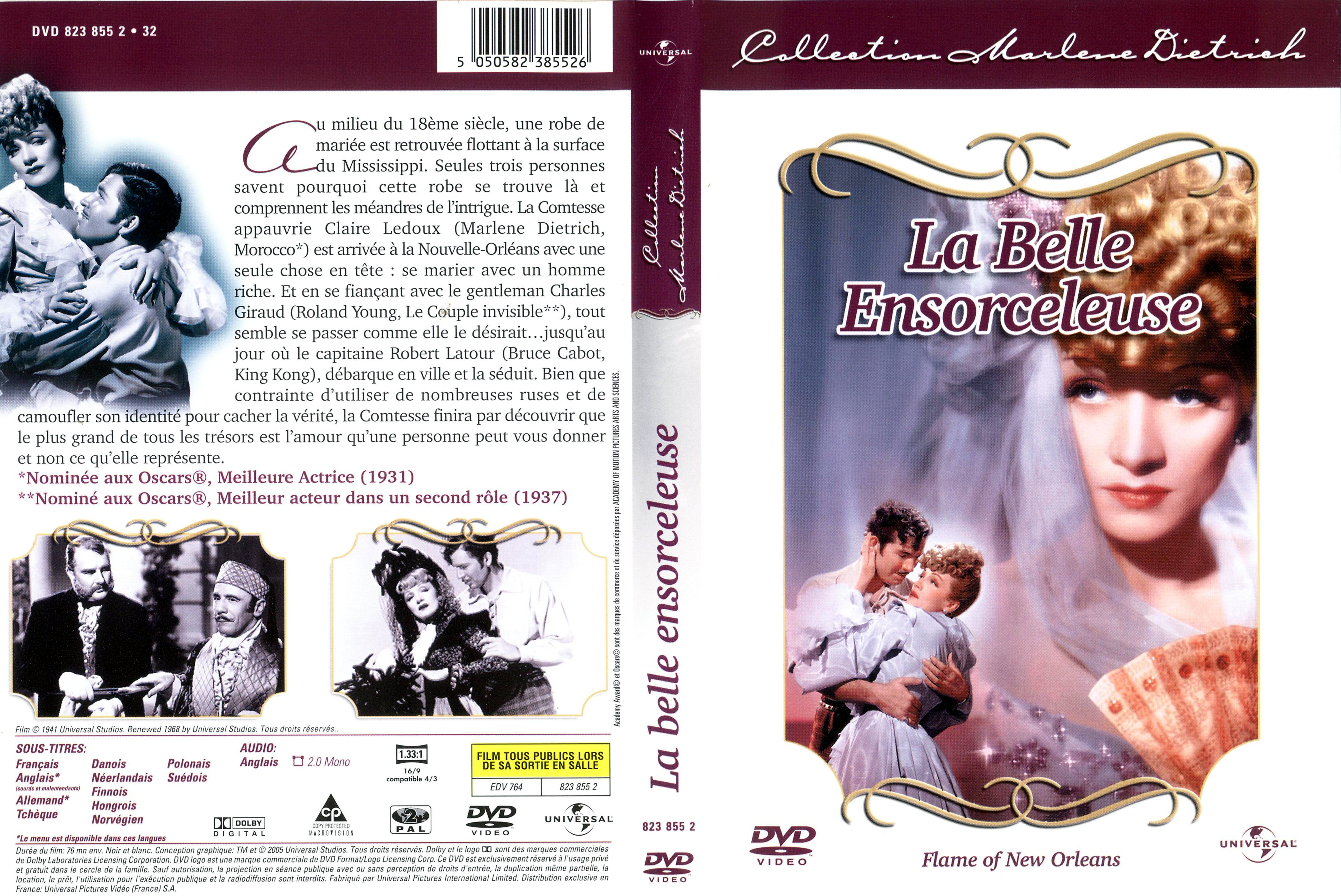 Jaquette DVD La belle ensorceleuse