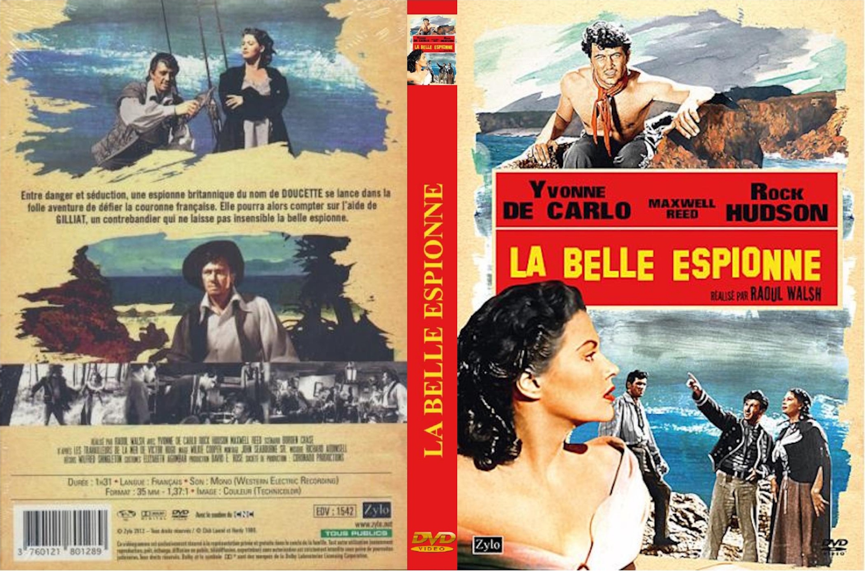 Jaquette DVD La belle espionne custom