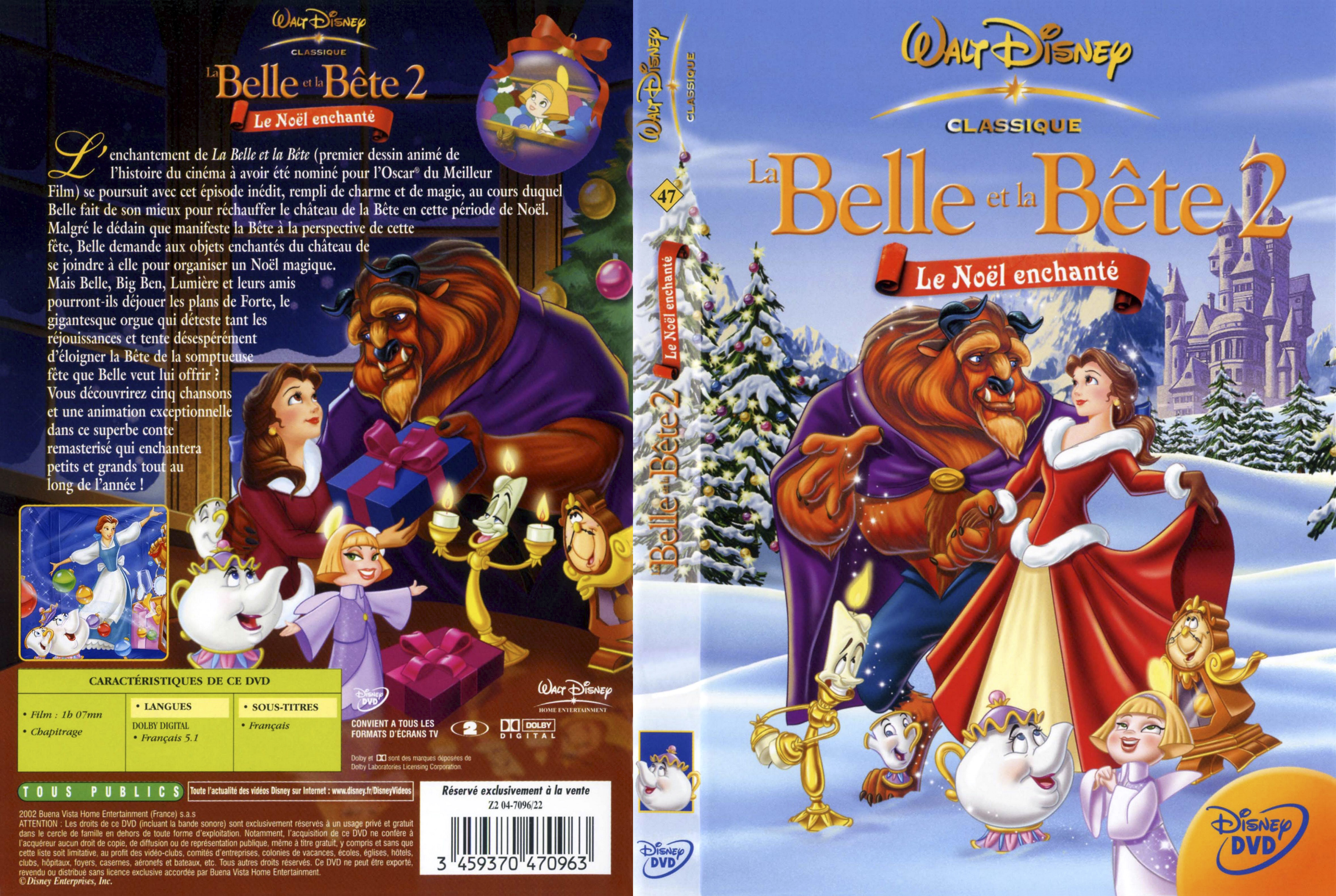 Jaquette DVD La belle et la bete 2