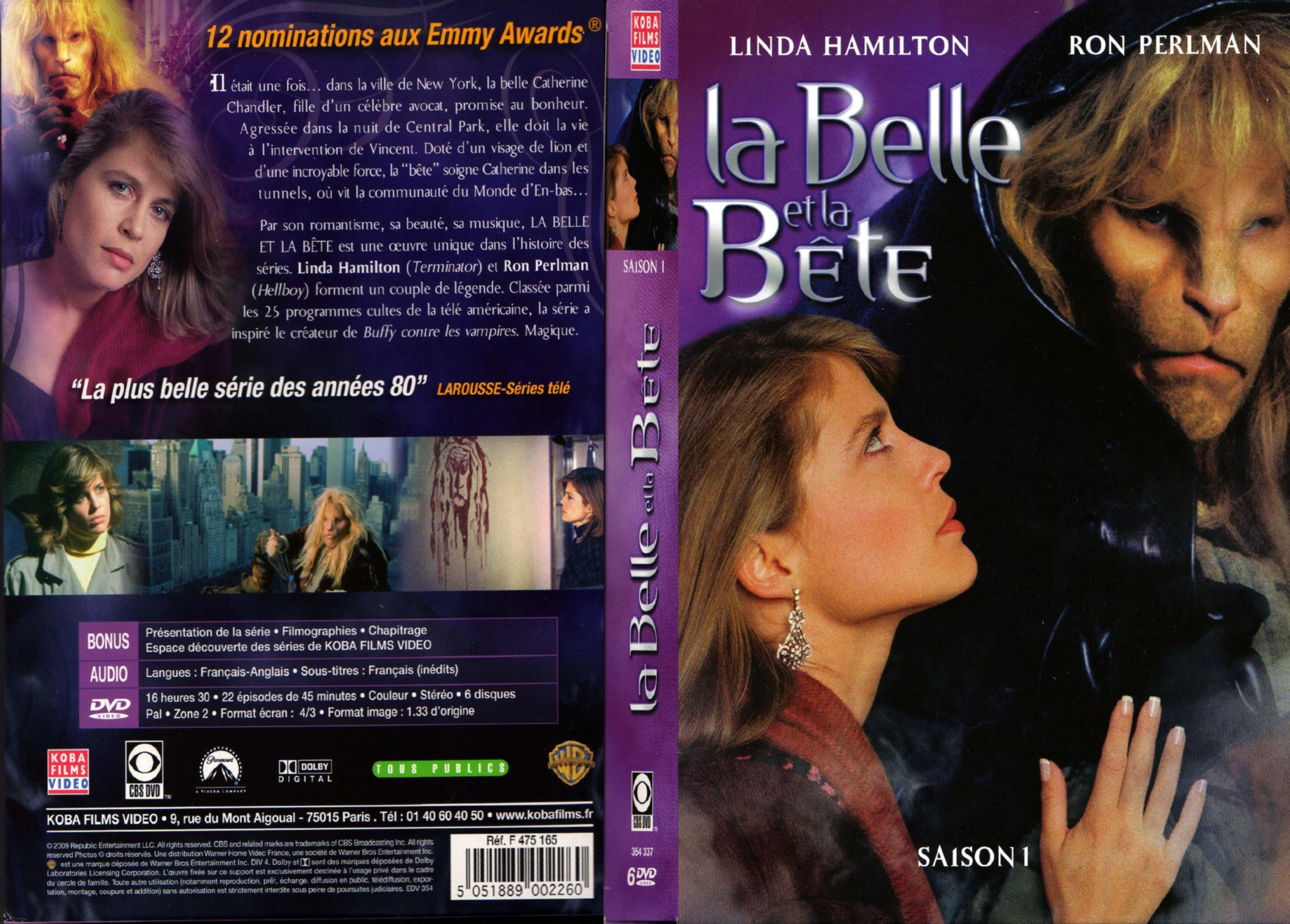 Jaquette DVD La belle et la bete Saison 1