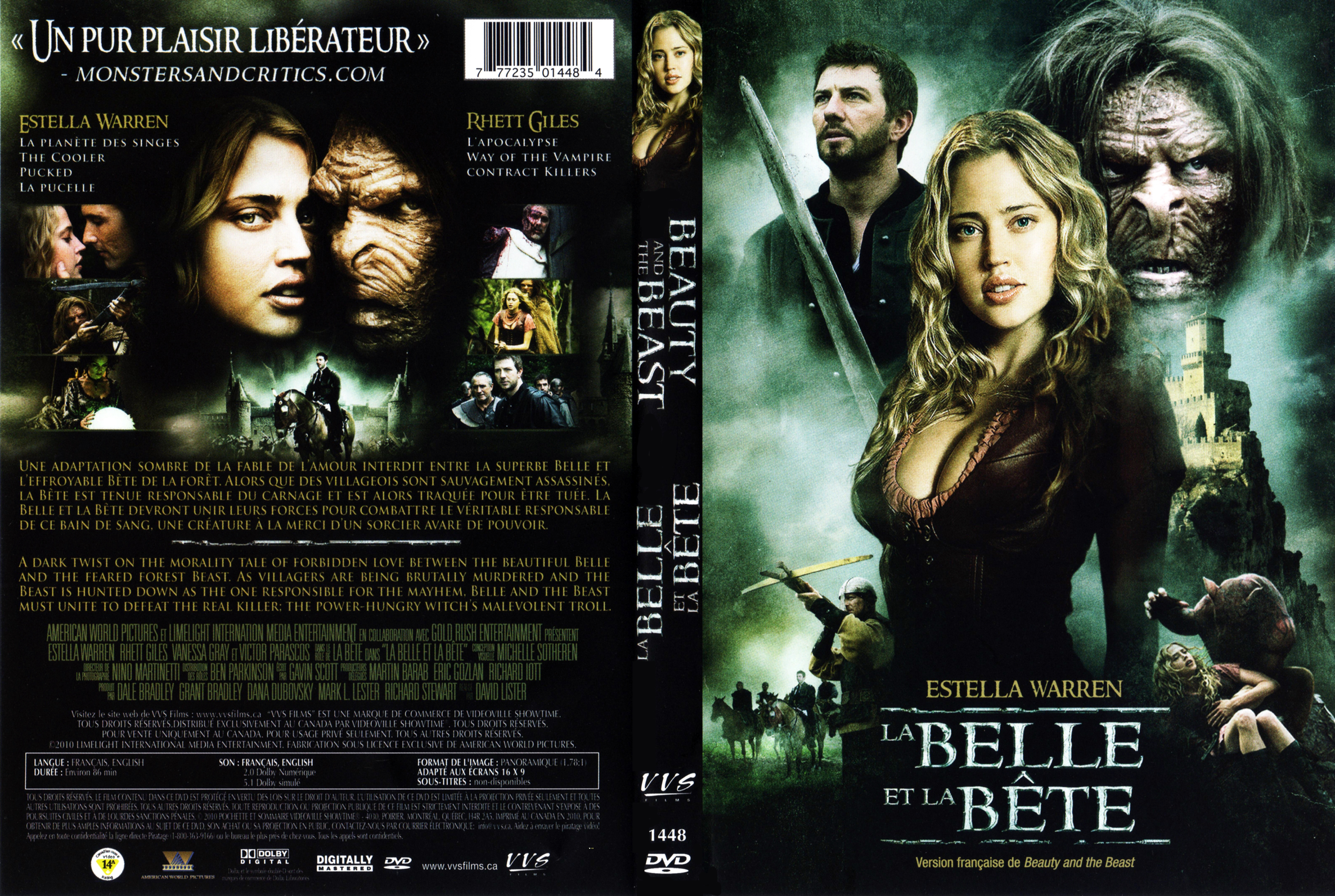 Jaquette DVD La belle et la bte (2010) (Canadienne)