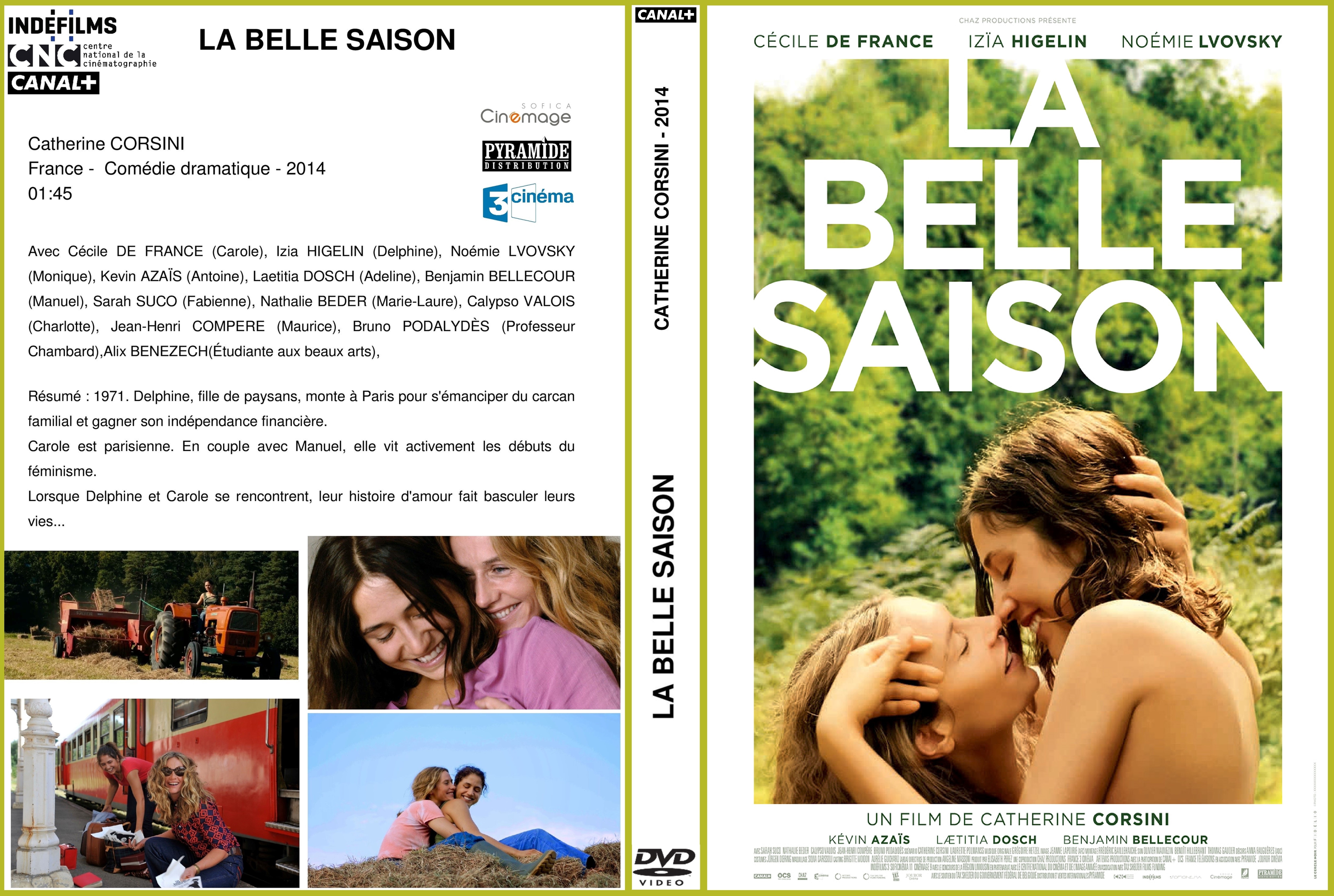 Jaquette DVD La belle saison custom