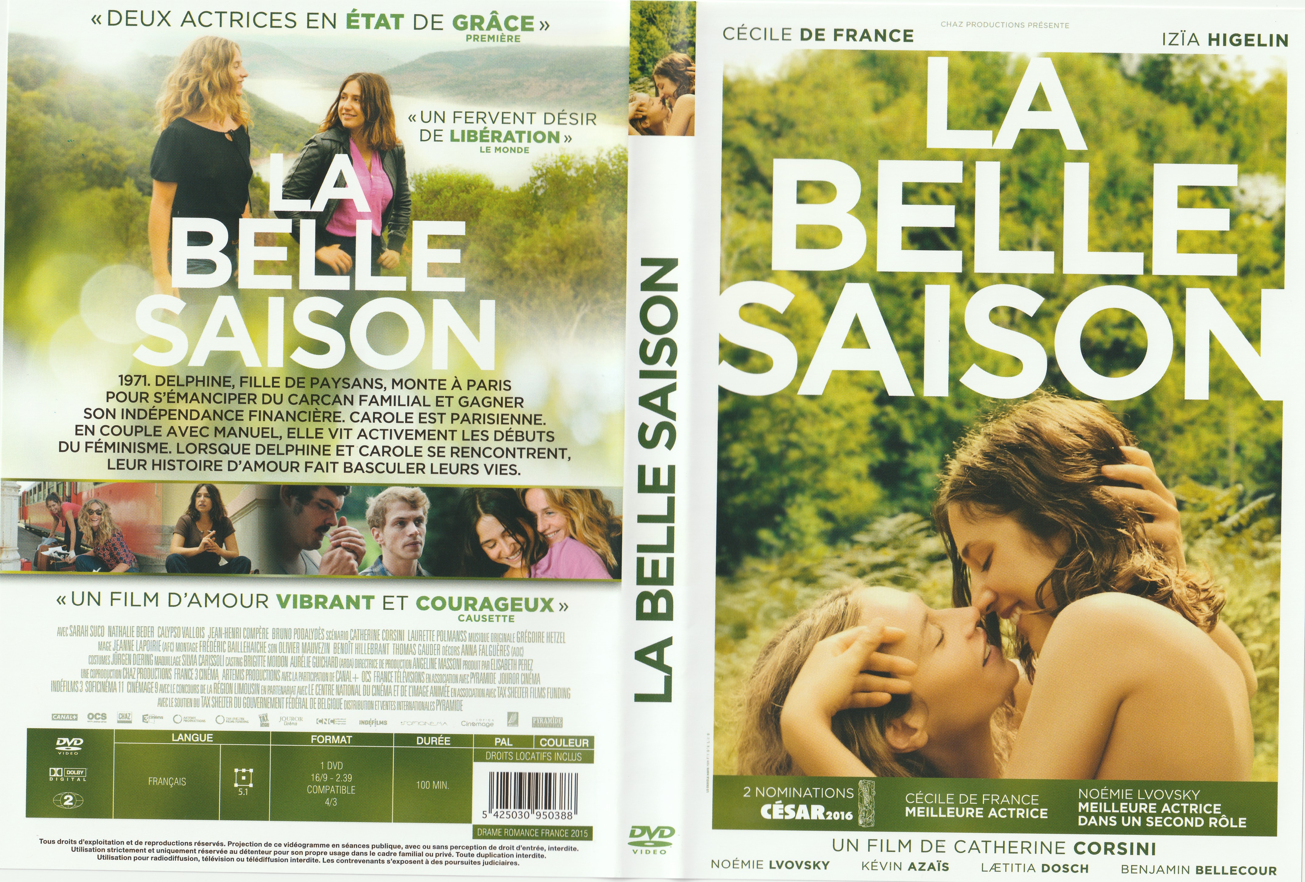 Jaquette DVD La belle saison v2