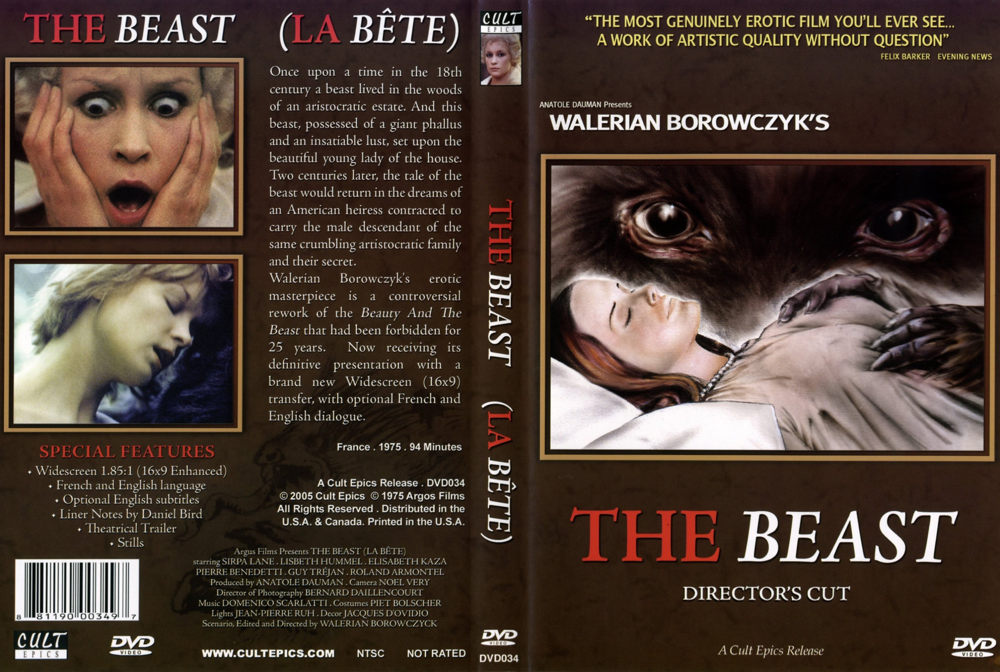 Jaquette DVD La bte - The Beast Zone 1