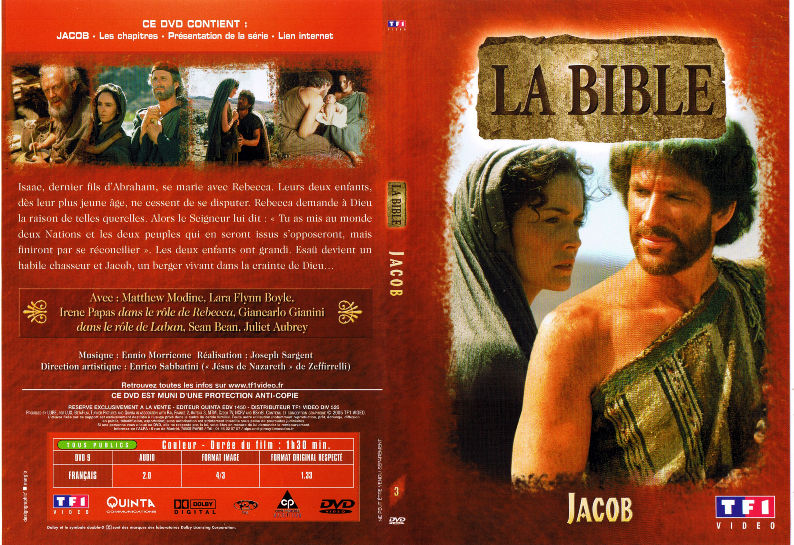 Jaquette DVD La bible - Jacob