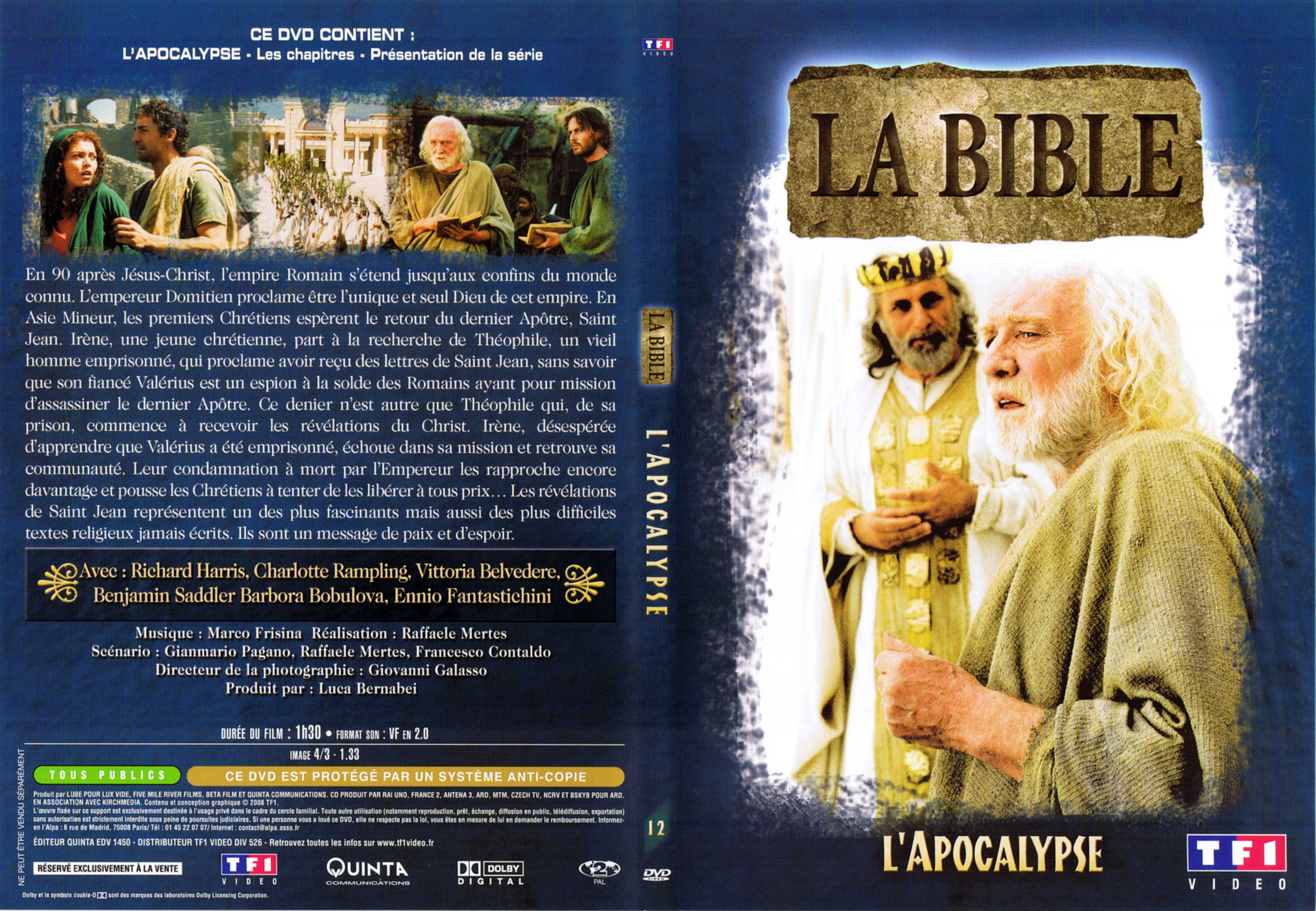 Jaquette DVD La bible - L