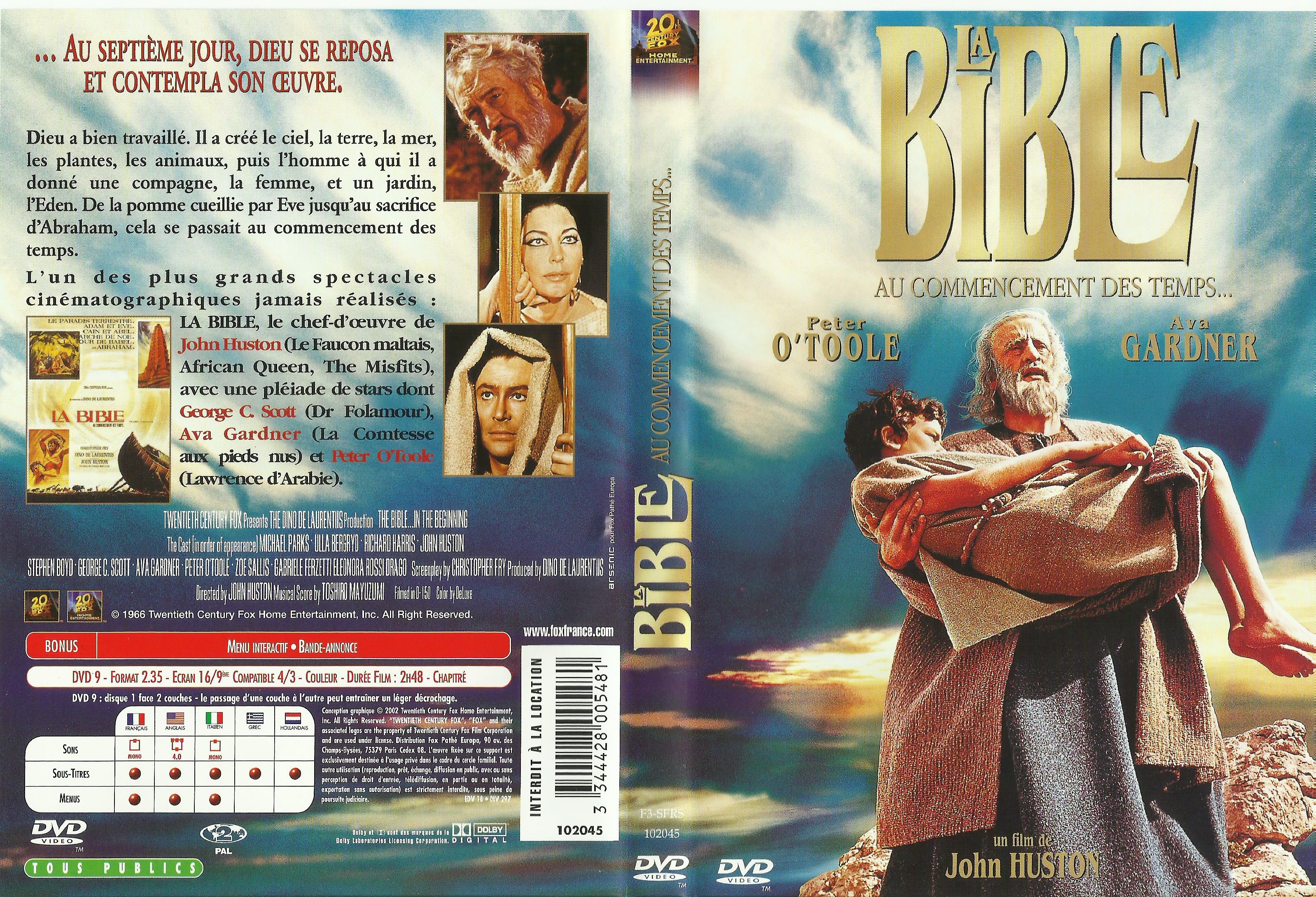 Jaquette DVD La bible v5