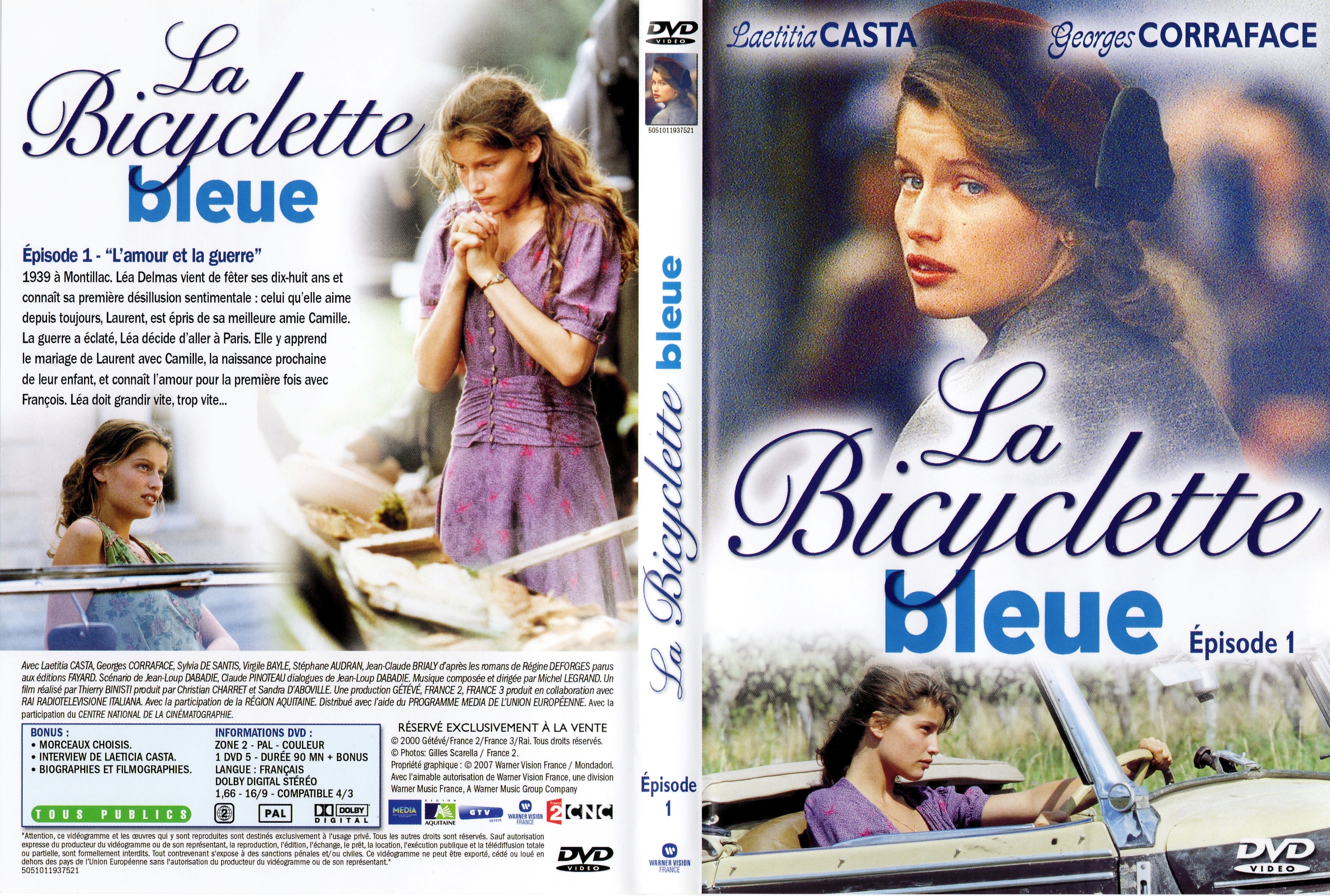 Jaquette DVD La bicyclette bleue Episode 1