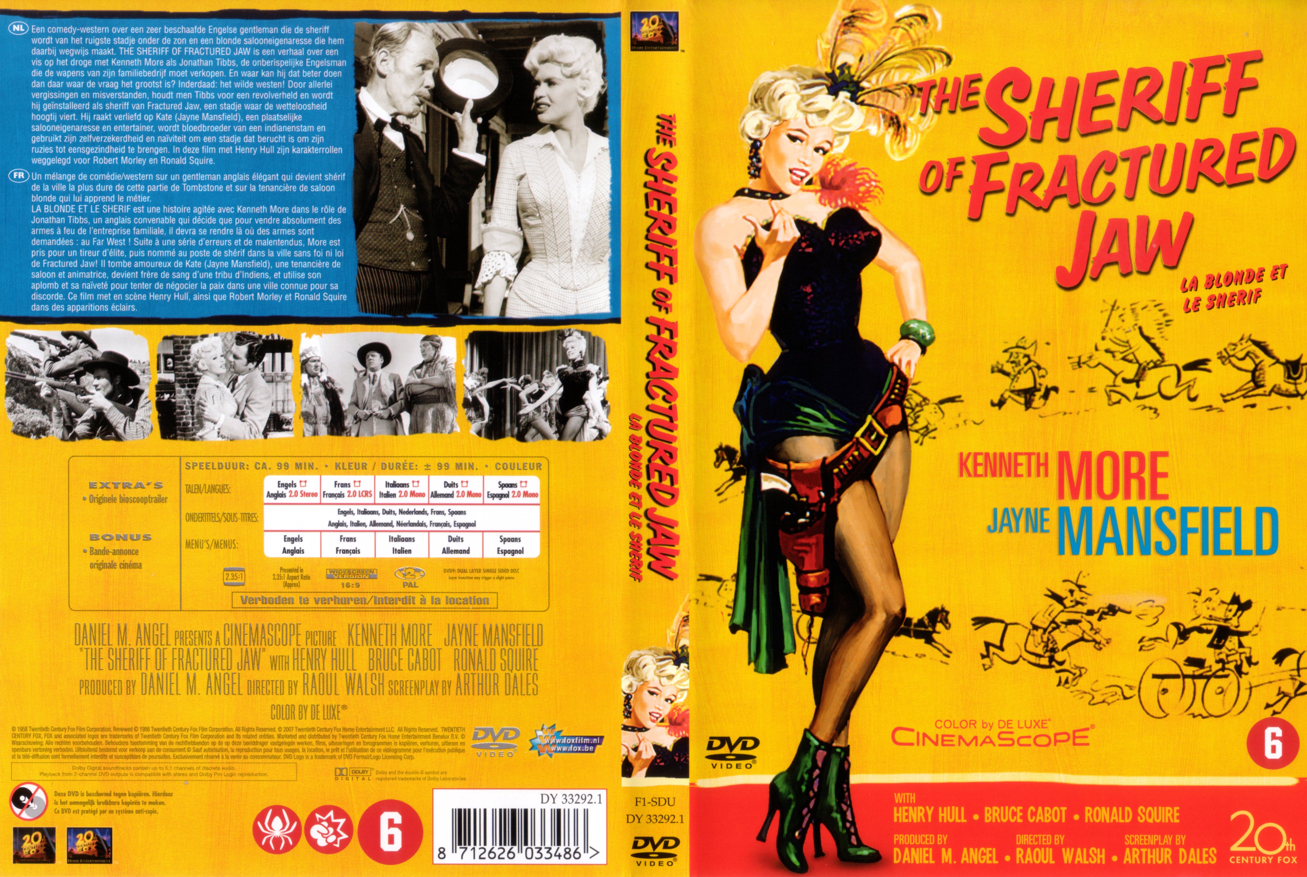 Jaquette DVD La blonde et le sherif