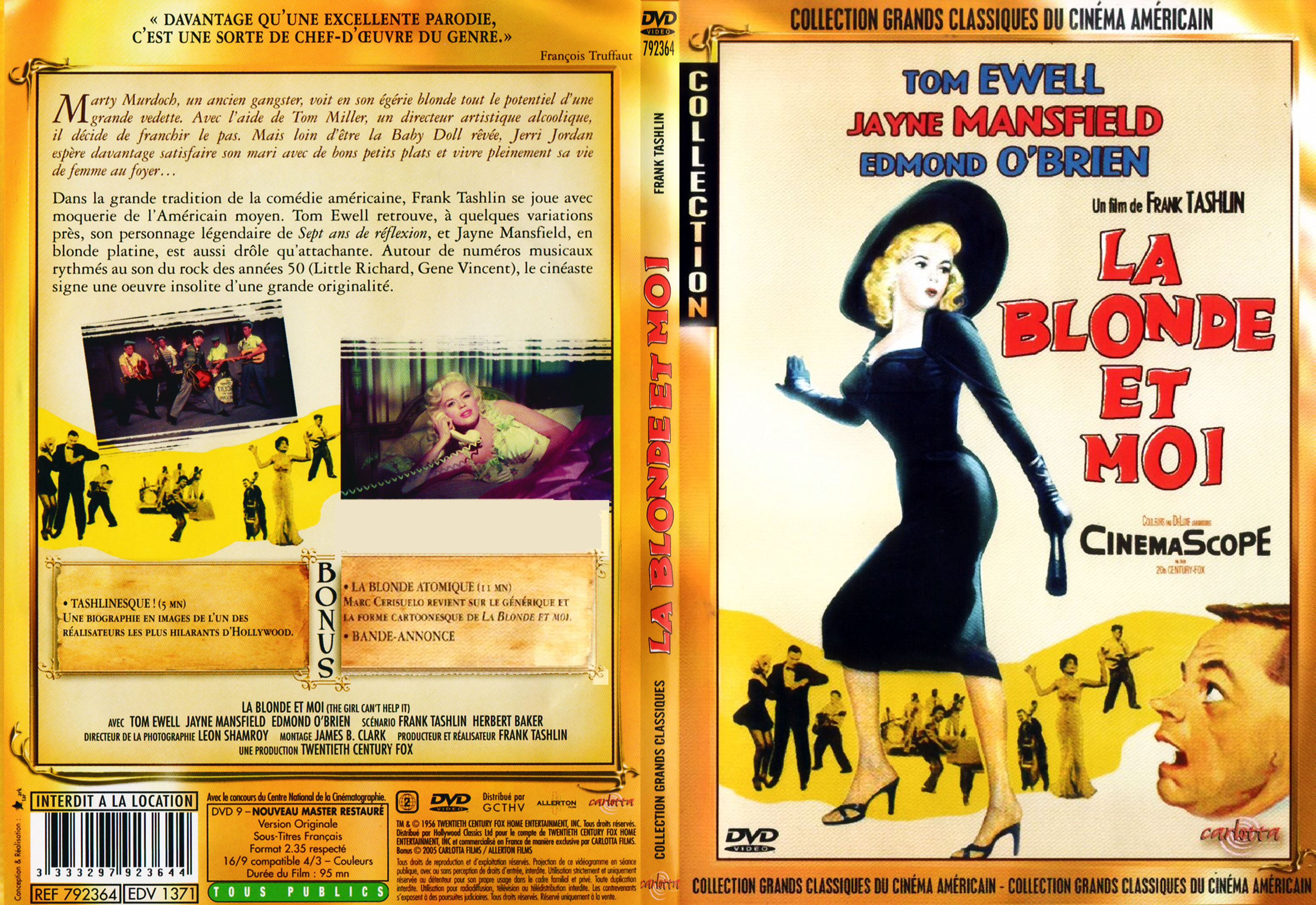 Jaquette DVD La blonde et moi - SLIM