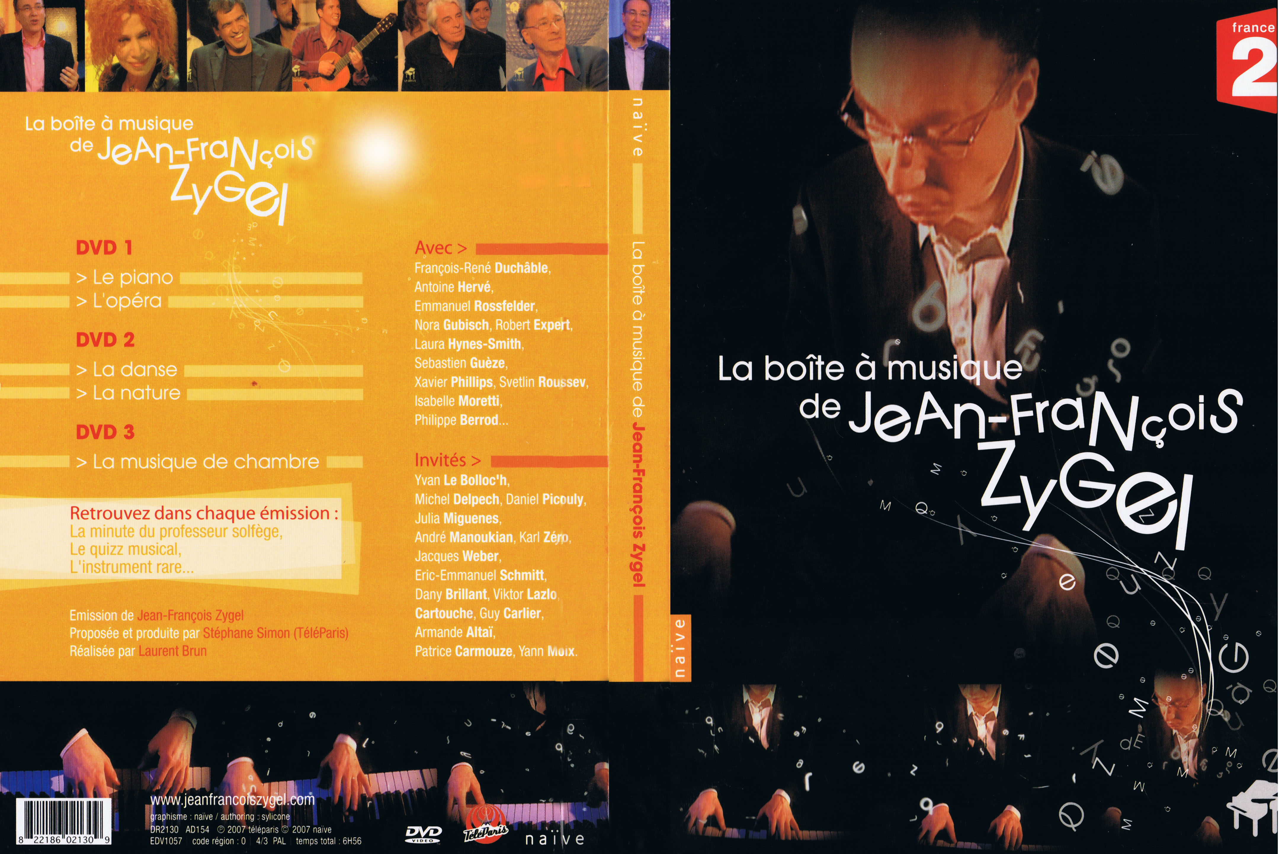 Jaquette DVD La boite  musique de Jean-Francois Zygel