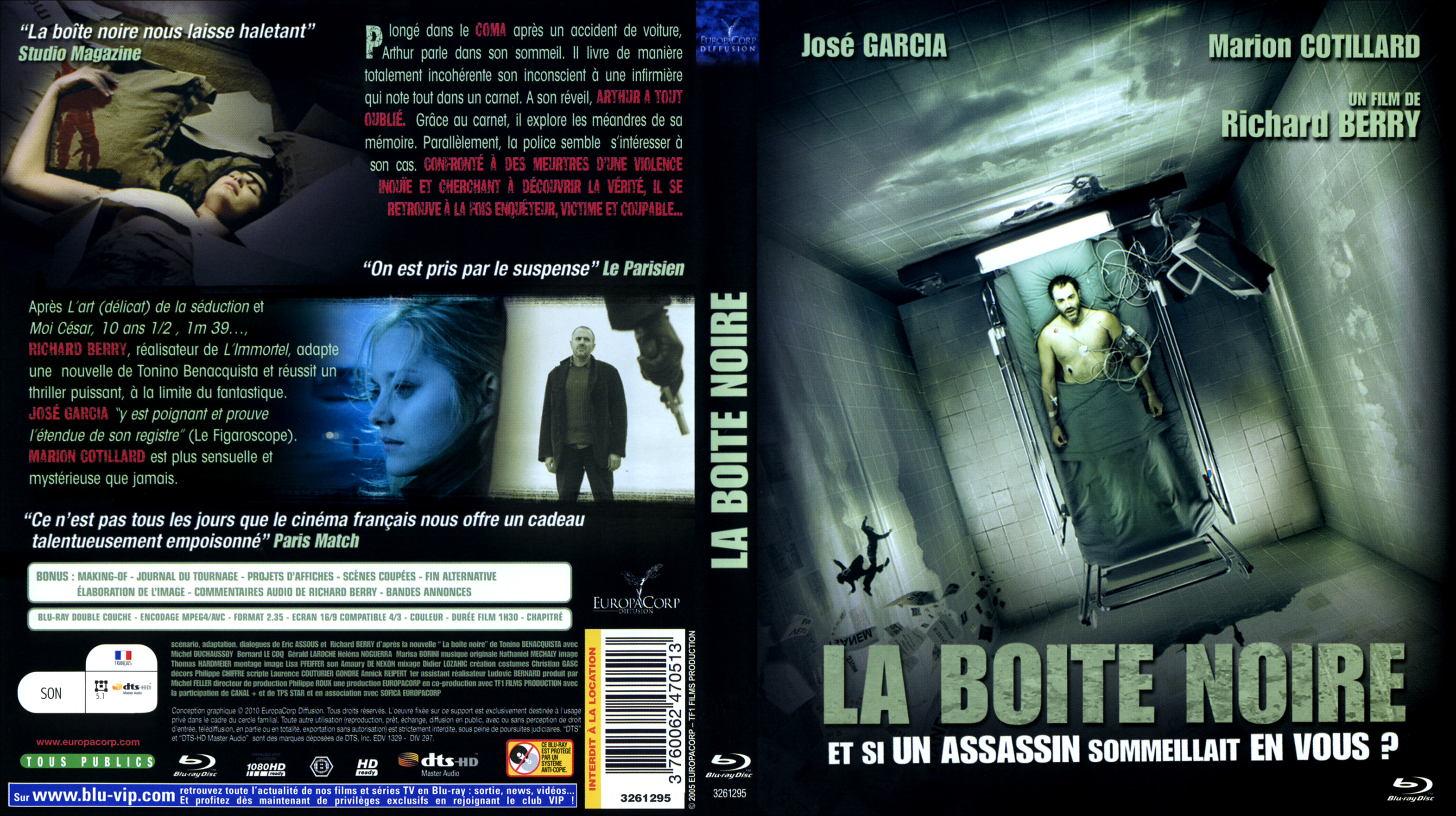Jaquette DVD La boite noire (BLU-RAY)