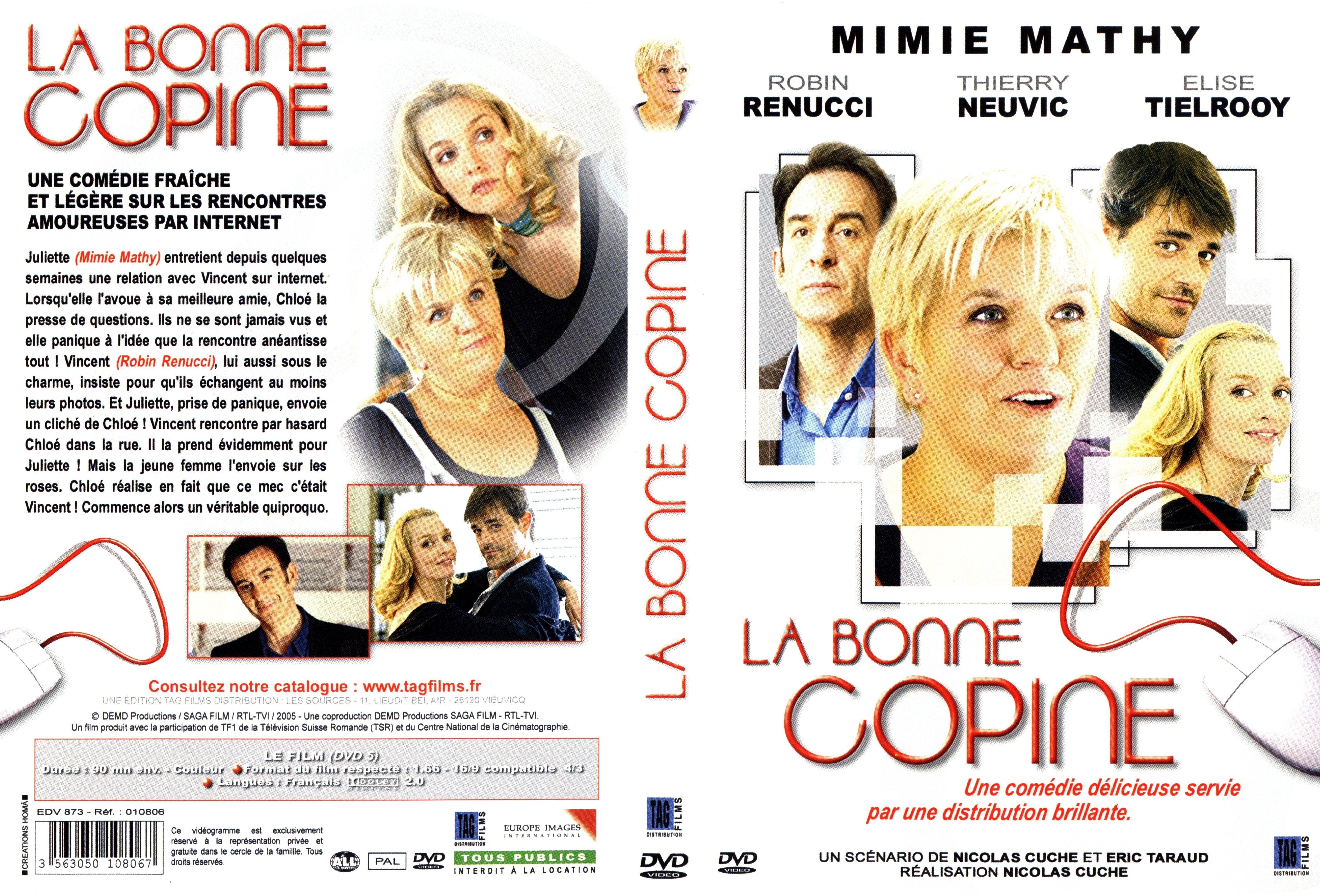 Jaquette DVD La bonne copine