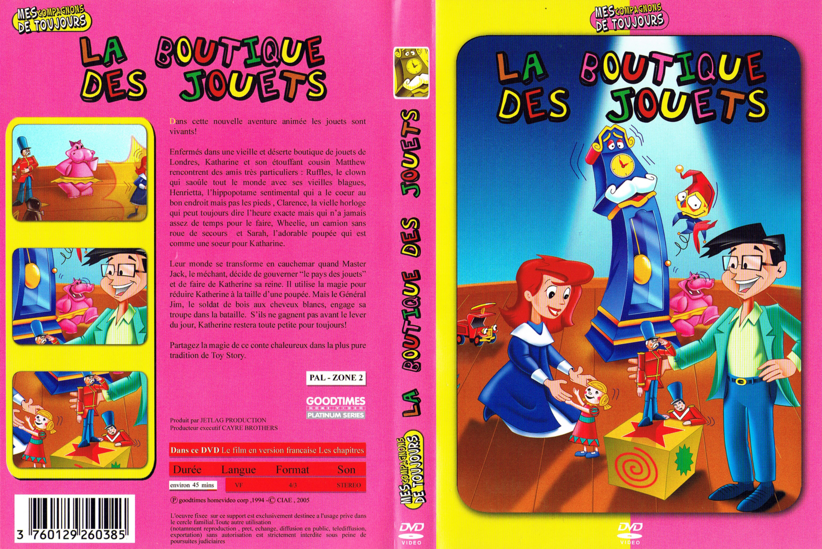 Jaquette DVD La boutique des jouets