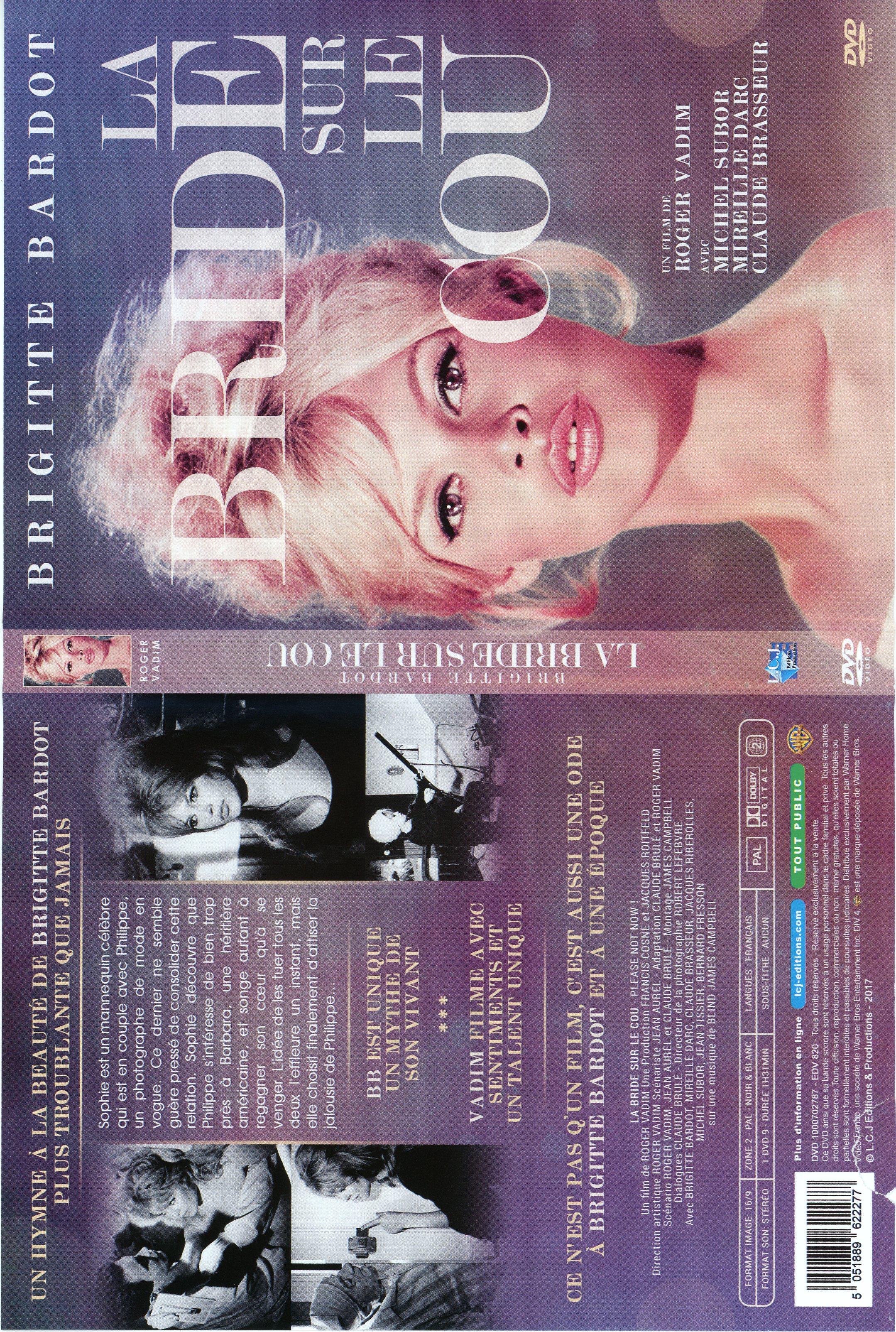 Jaquette DVD La bride sur le cou 