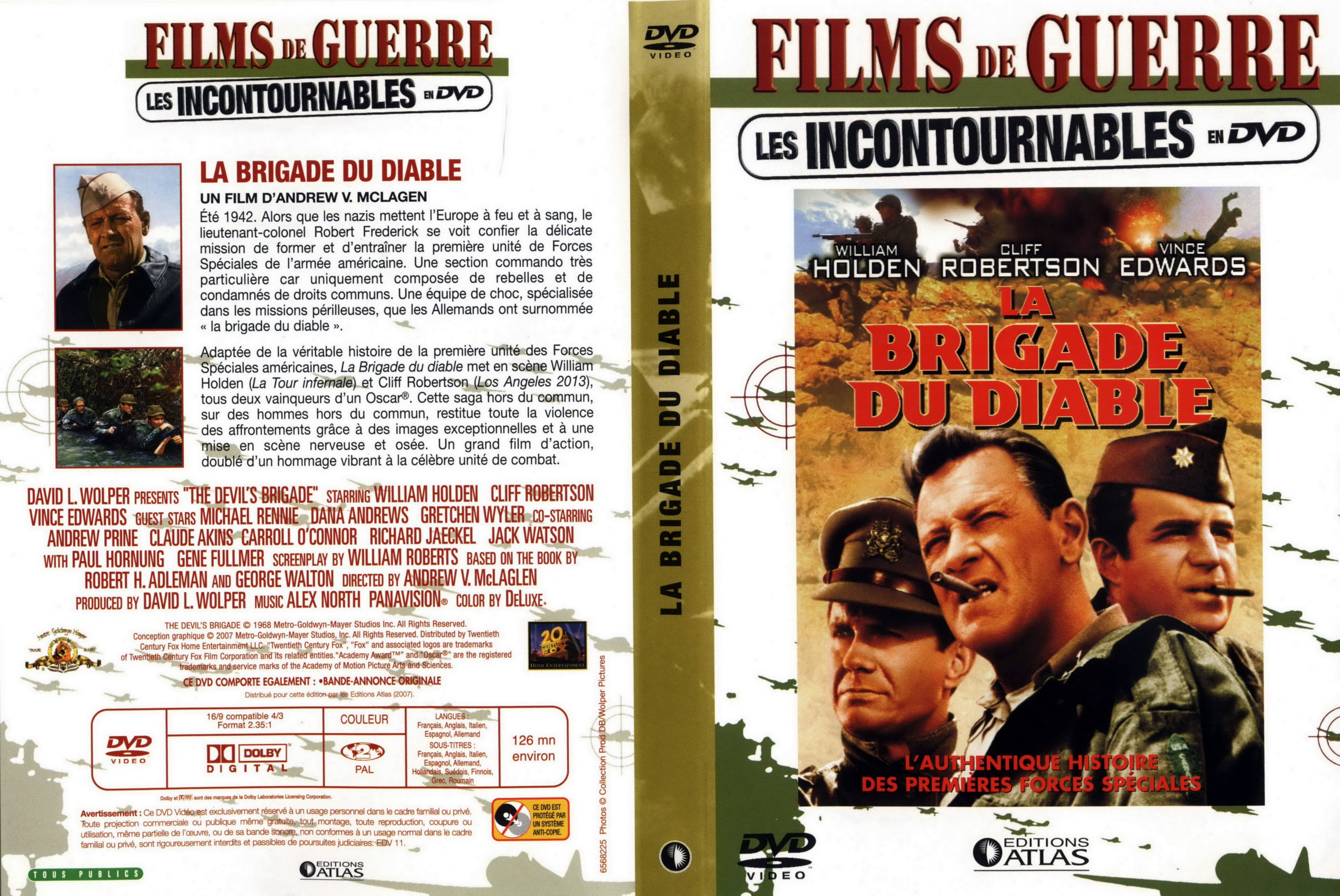 Jaquette DVD La brigade du diable