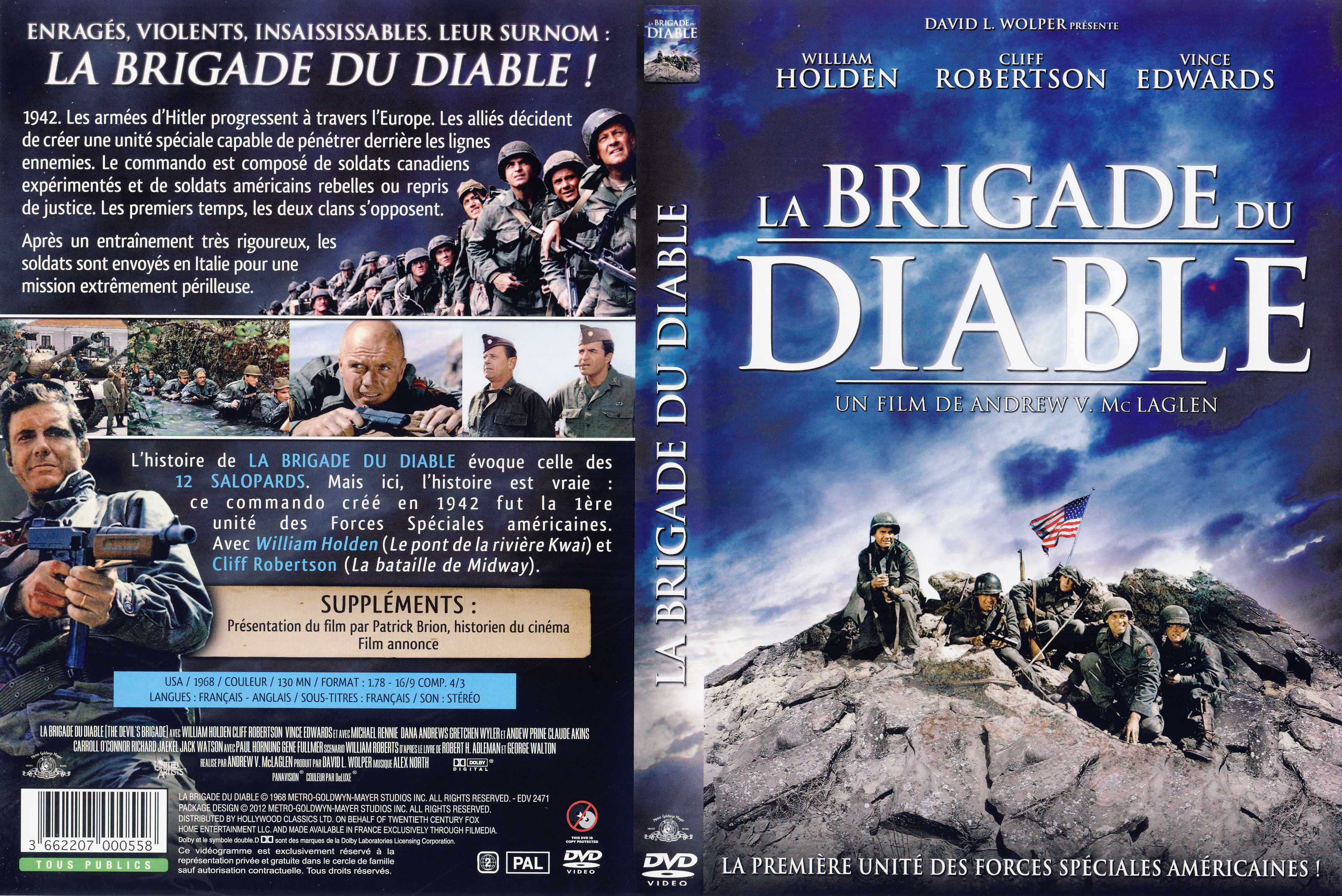 Jaquette DVD La brigade du diable v3