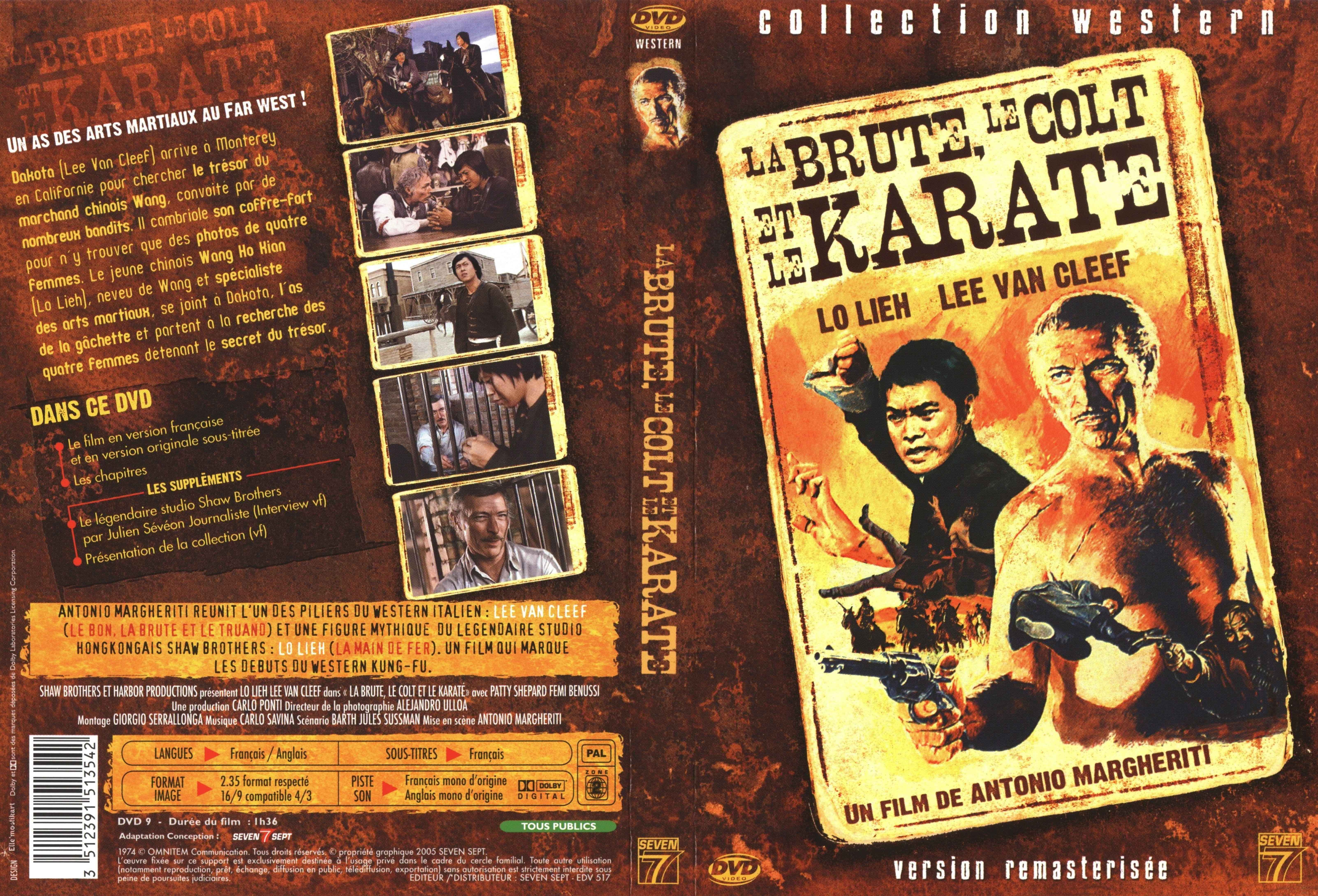 Jaquette DVD La brute le colt et le karat