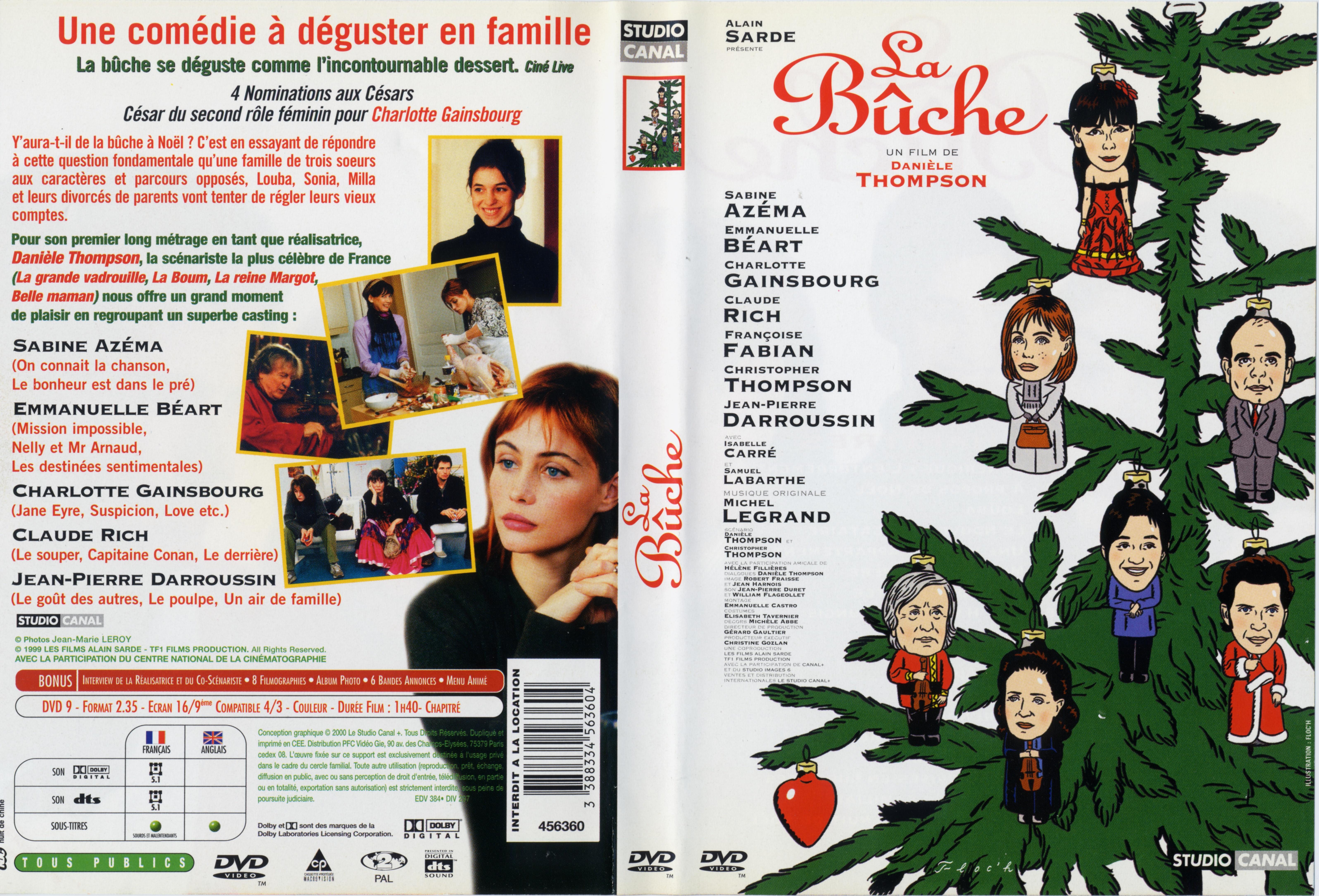 Jaquette DVD La buche