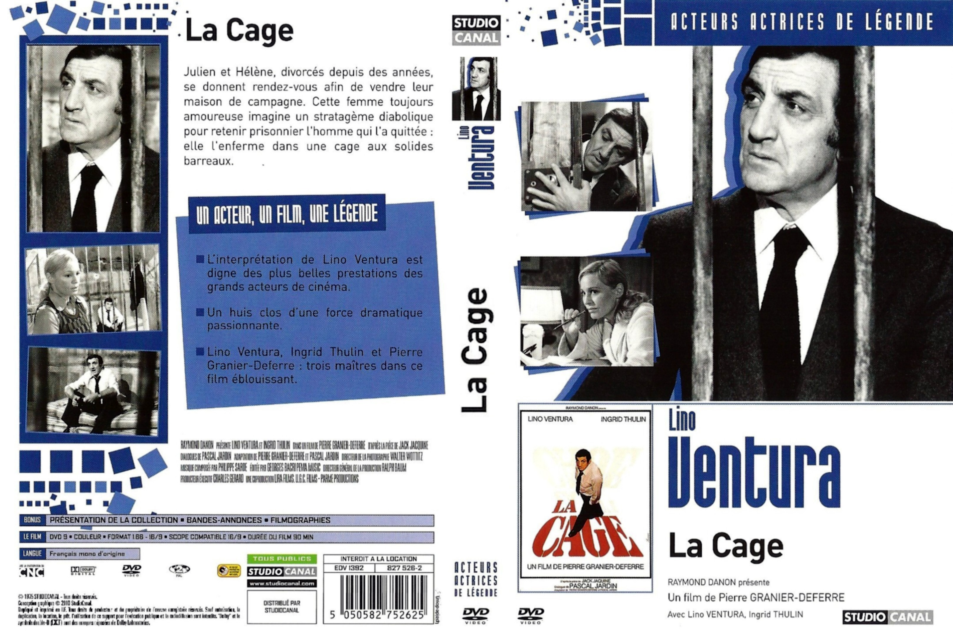 Jaquette DVD La cage