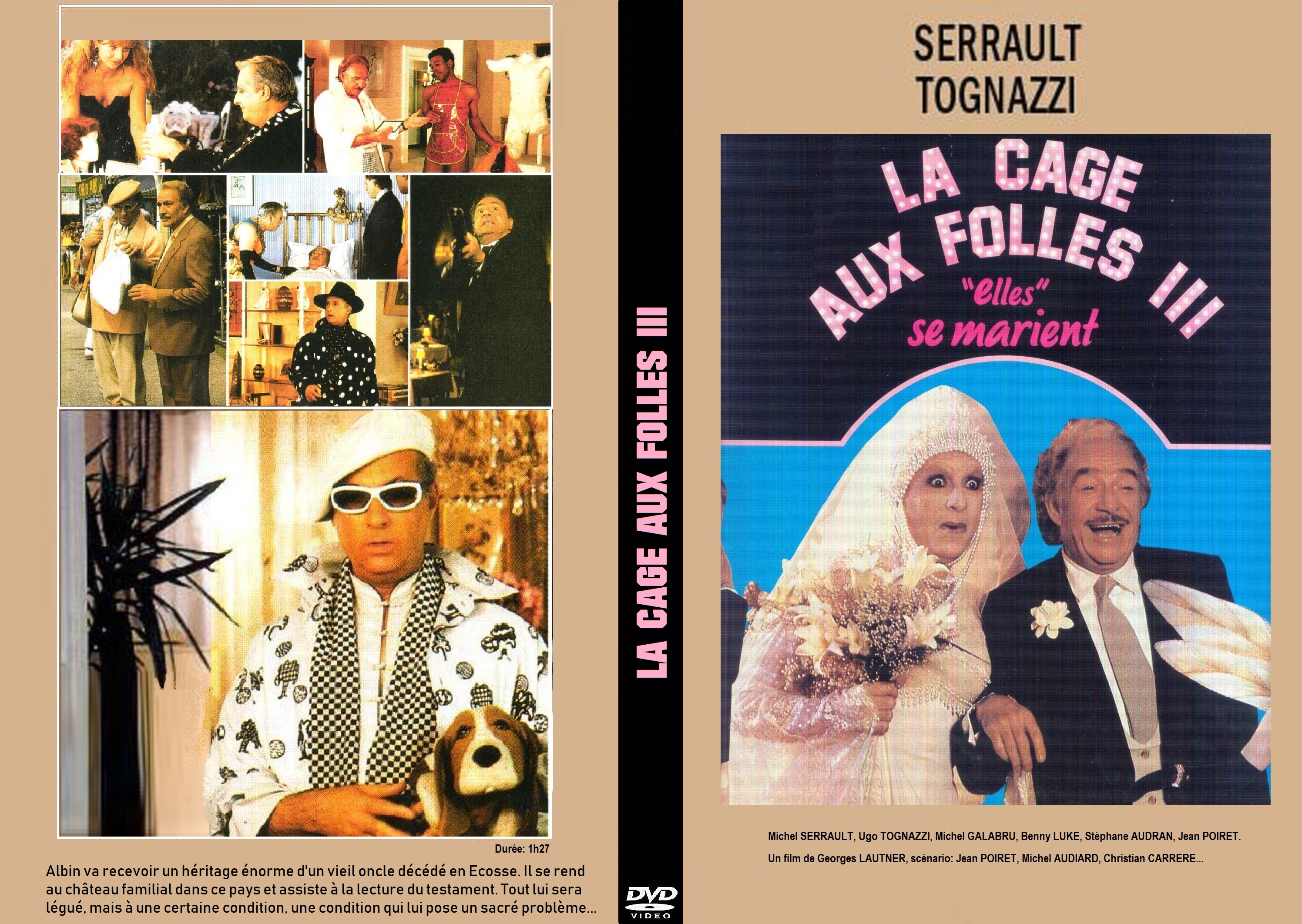 Jaquette DVD La cage aux folles 3 custom