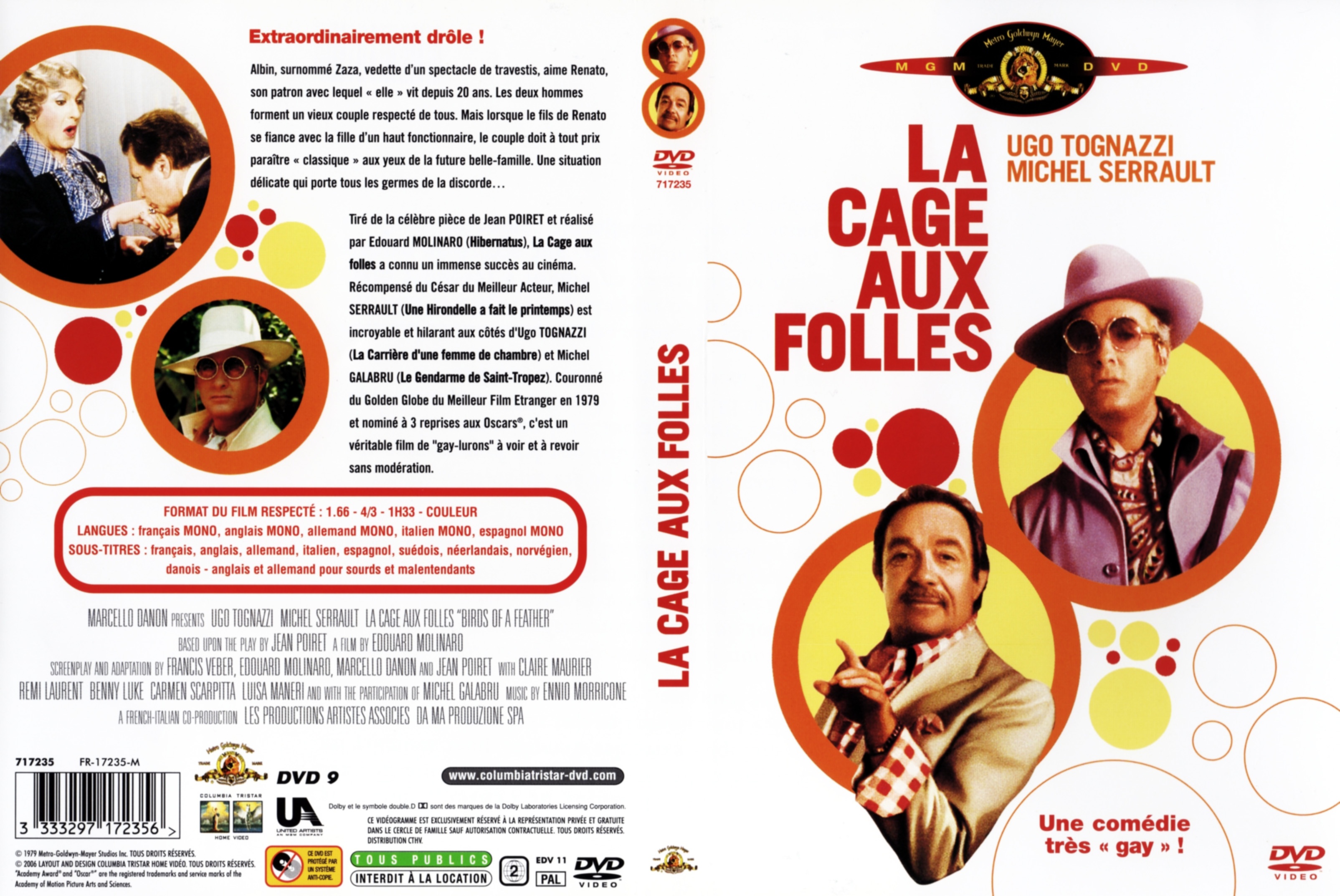 Jaquette DVD La cage aux folles v3