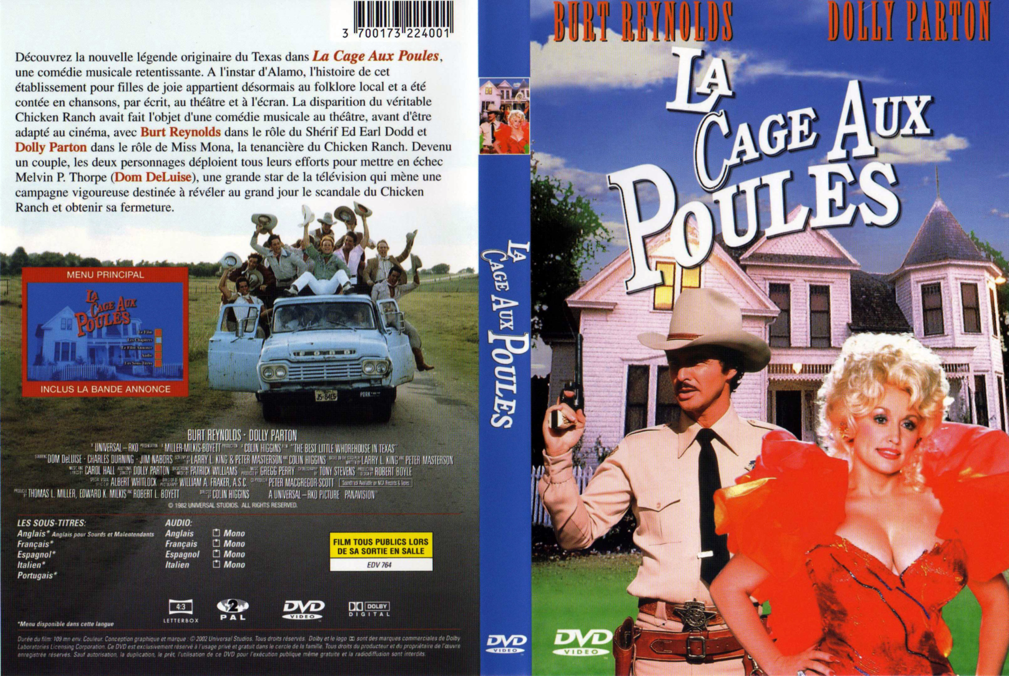 Jaquette DVD La cage aux poules