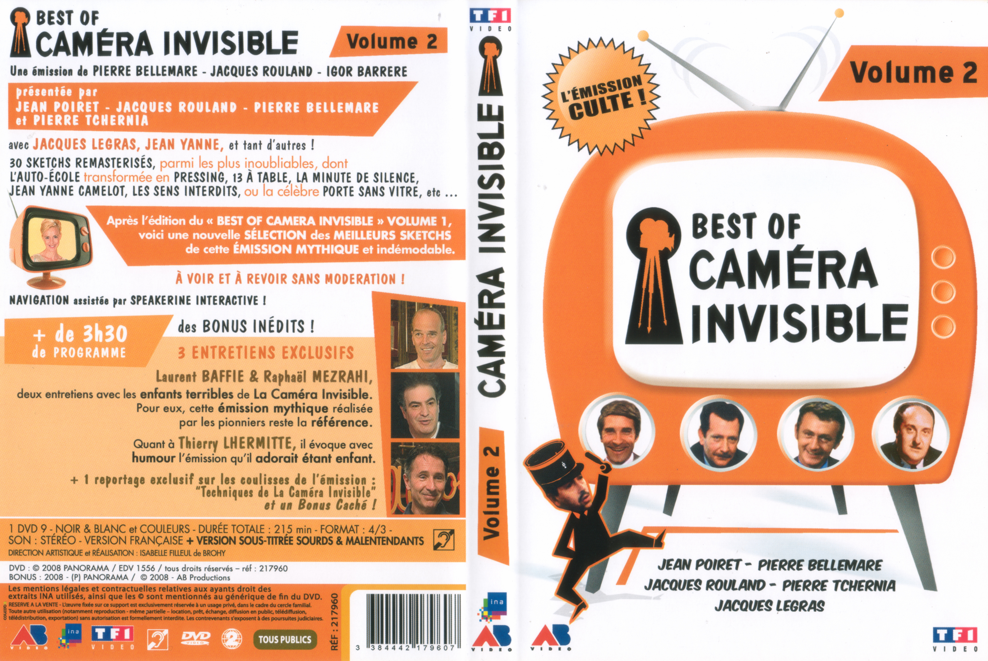 Jaquette DVD La camera invisible Best of vol 2