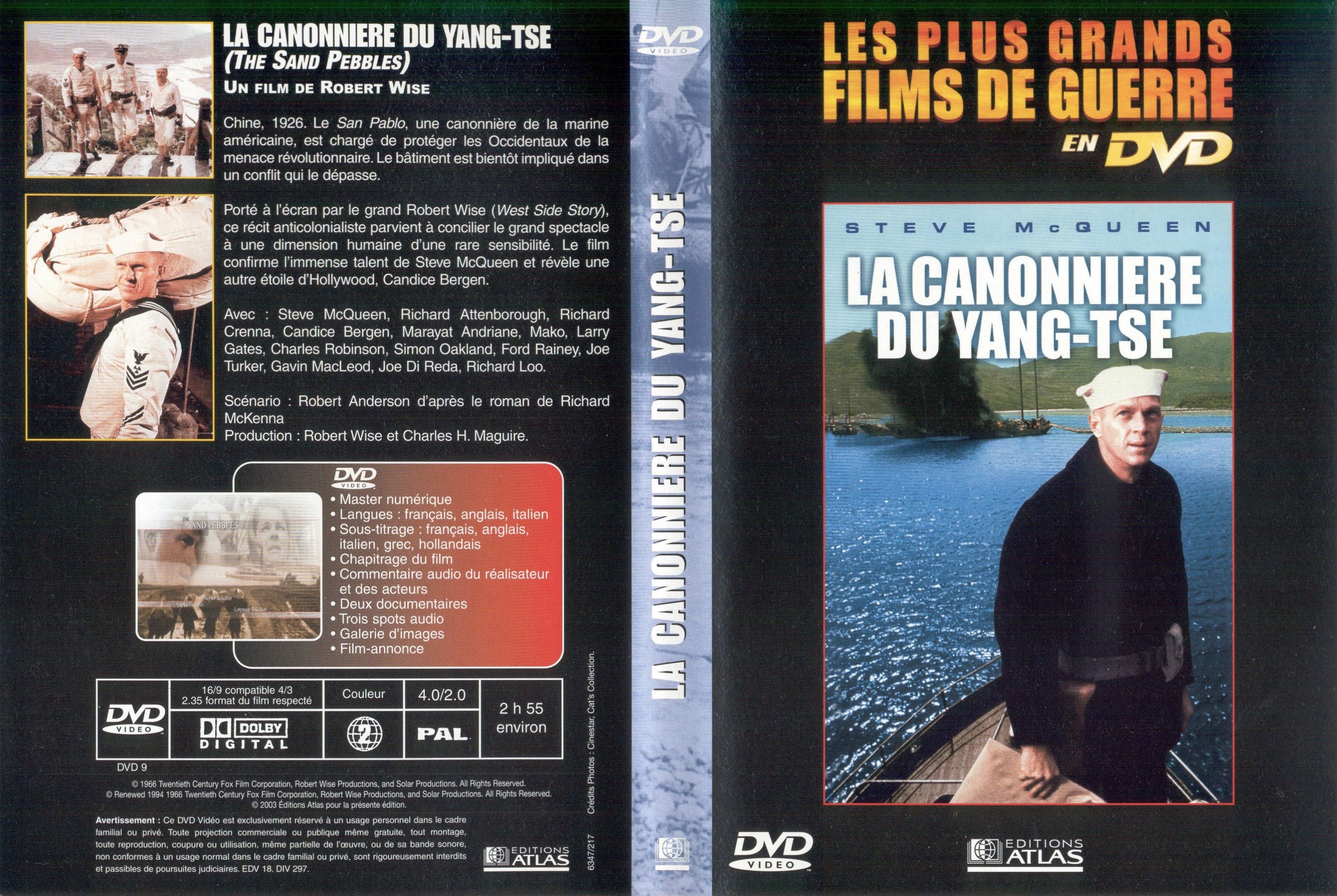 Jaquette DVD La canonniere du Yang-Tse