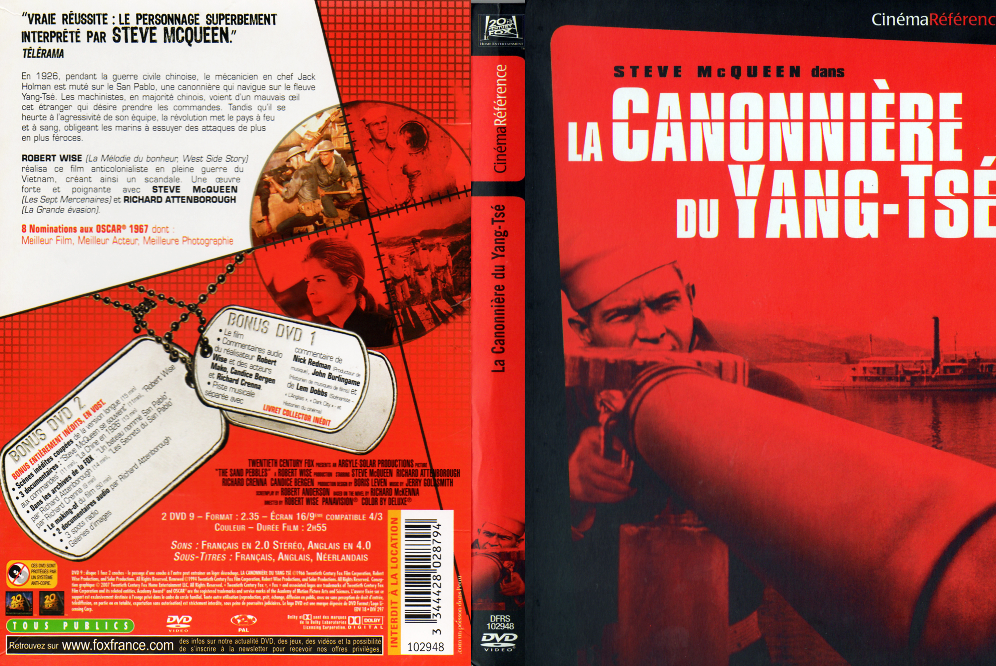 Jaquette DVD La canonniere du Yang-Tse v3