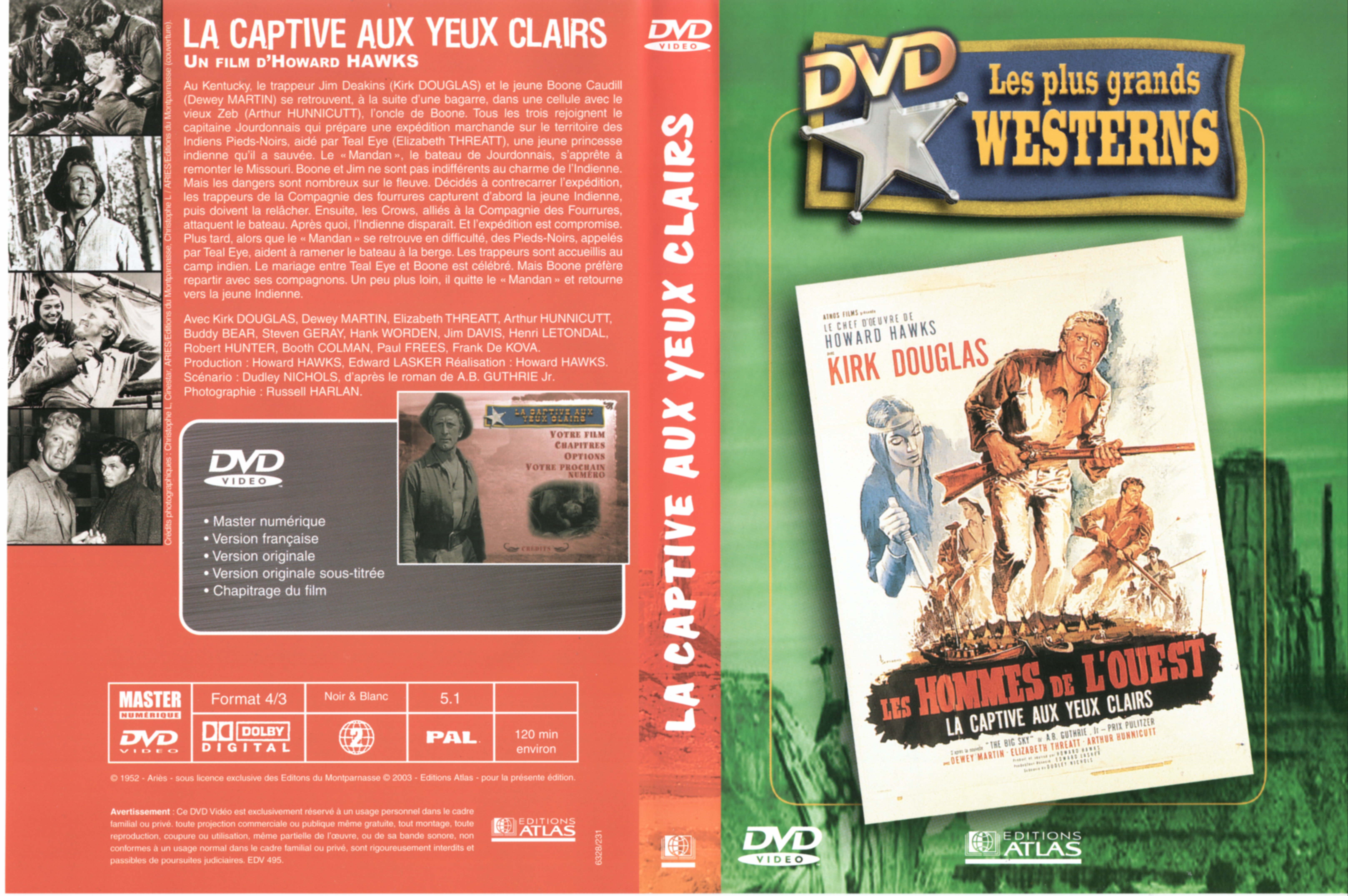 Jaquette DVD La captive aux yeux clairs