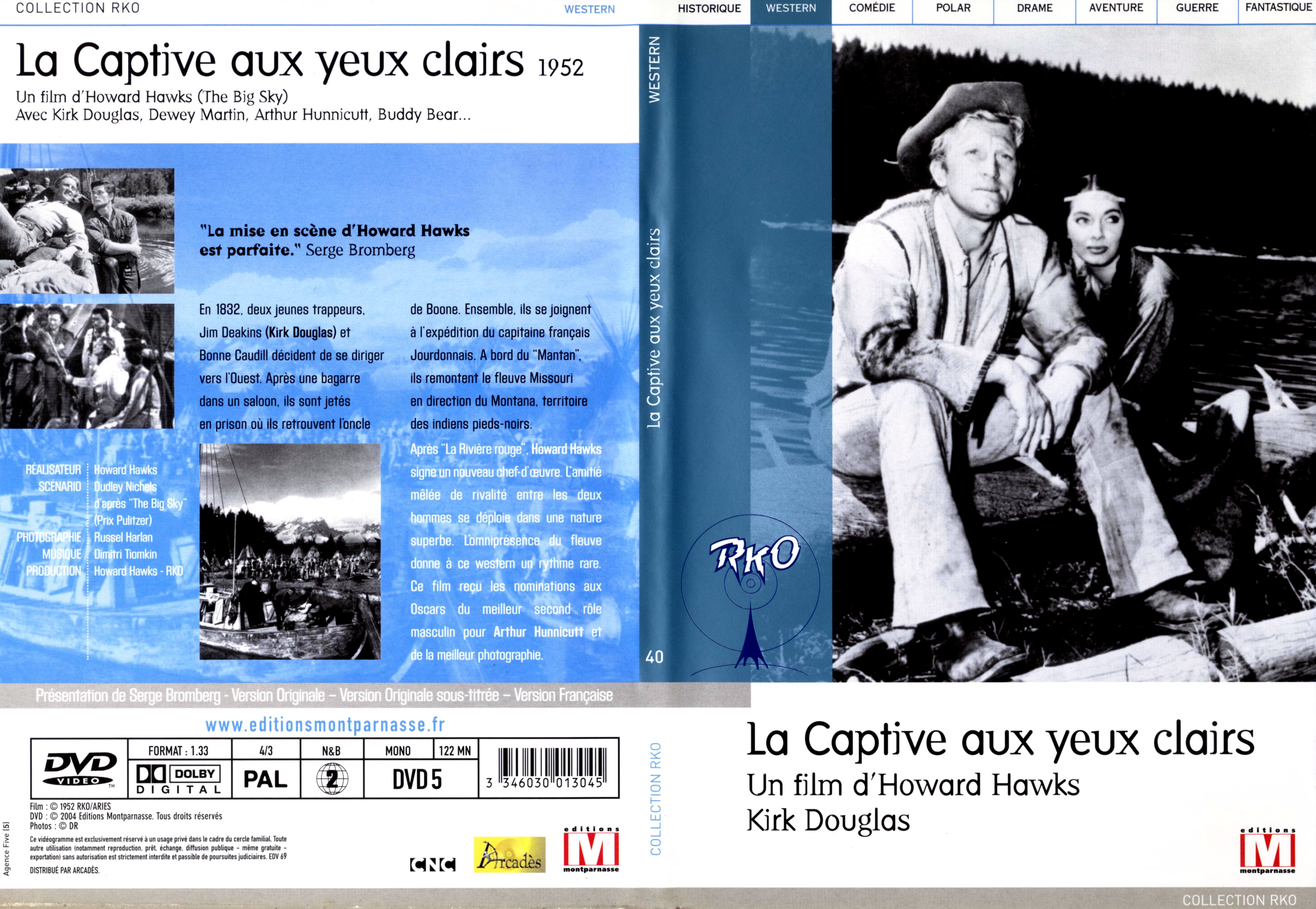 Jaquette DVD La captive aux yeux clairs v2