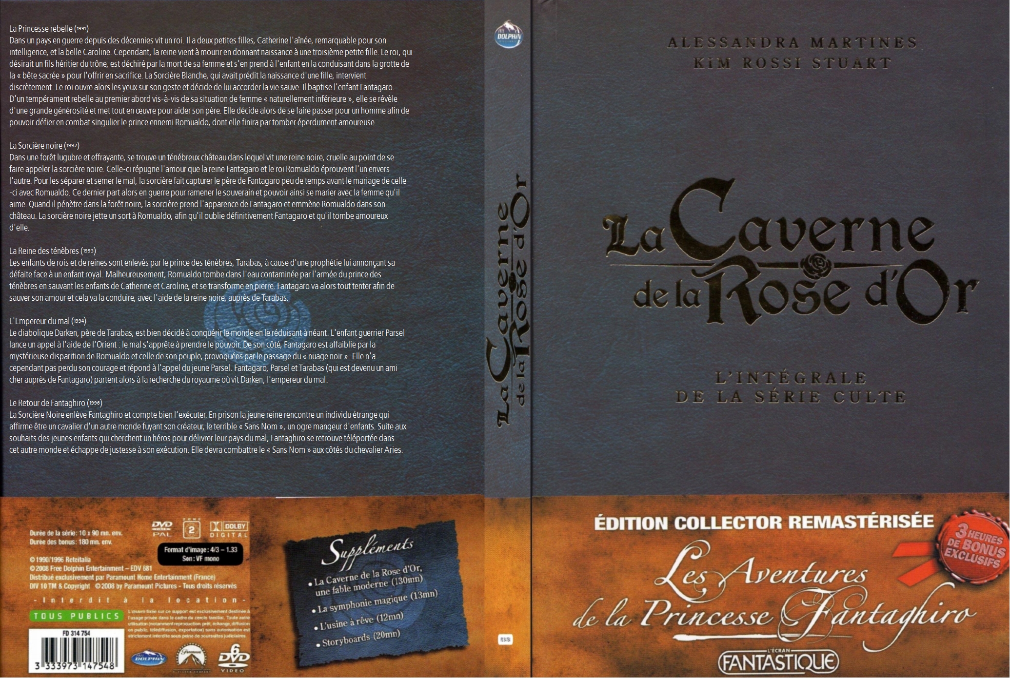 Jaquette DVD La caverne de la rose d