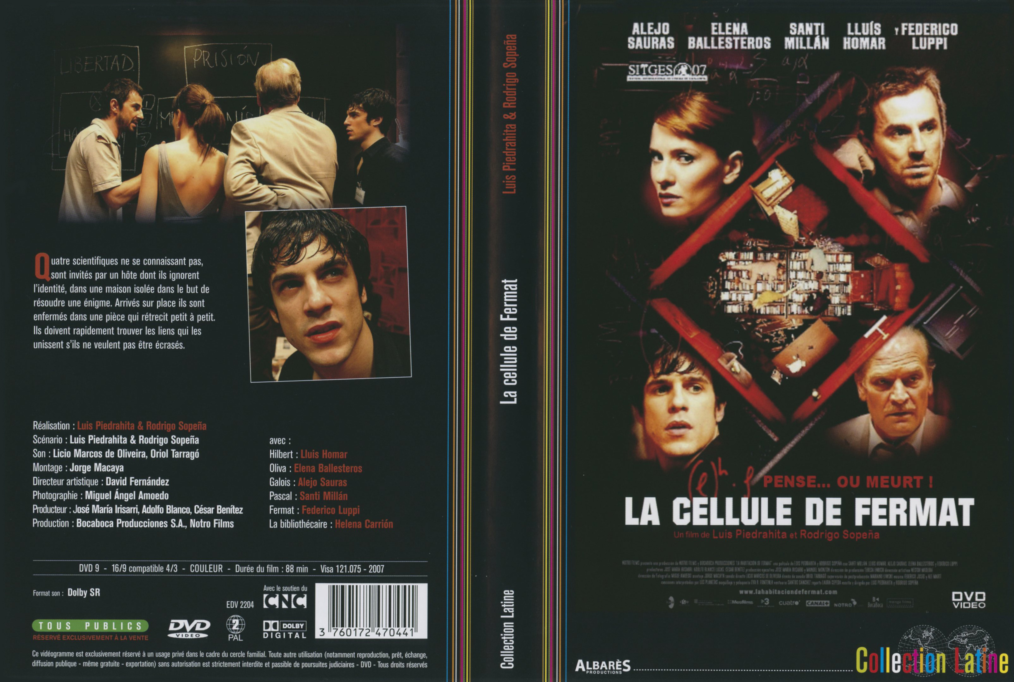 Jaquette DVD La cellule de fermat