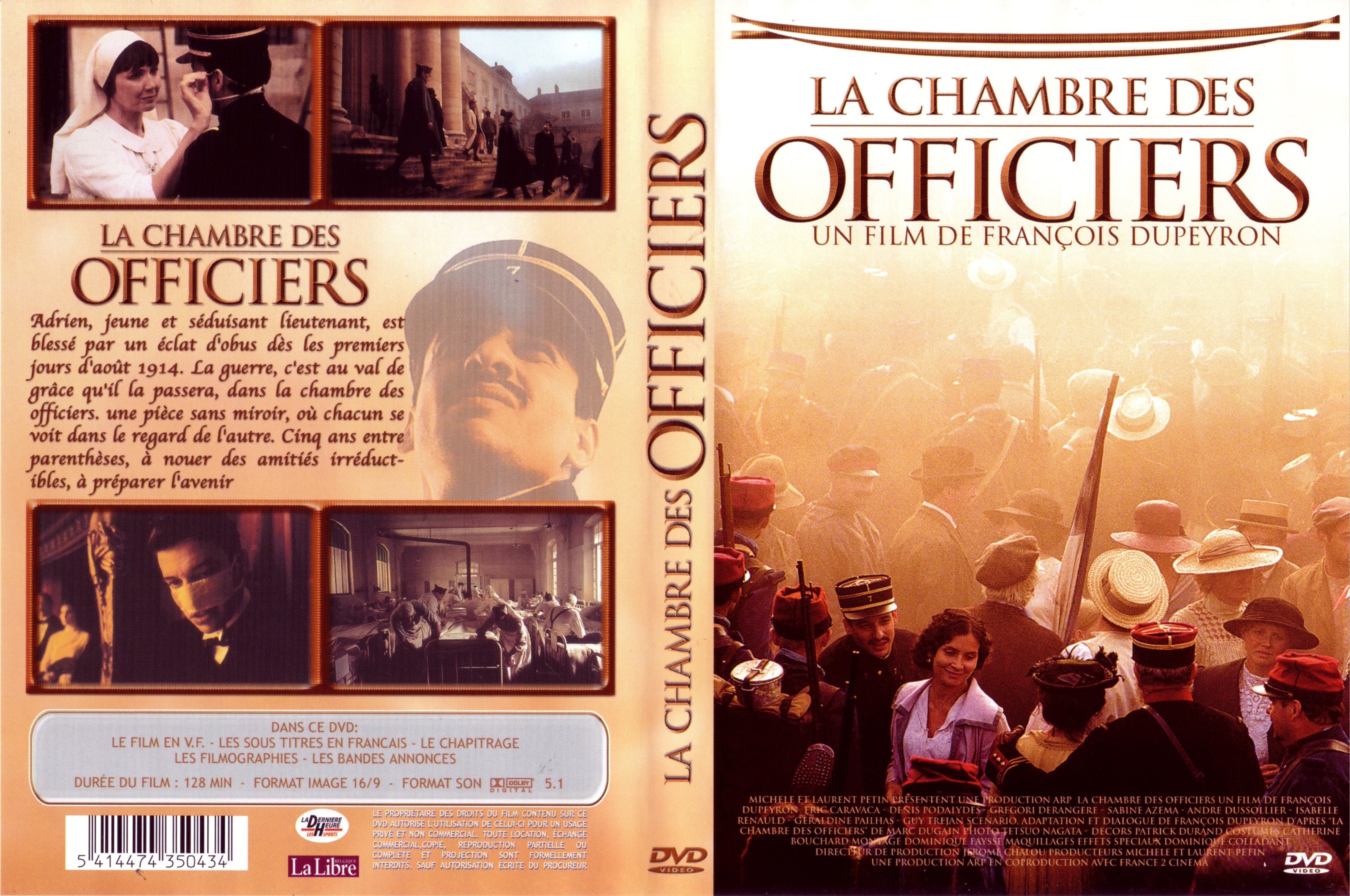 Jaquette DVD de La chambre des officiers Cinéma Passion