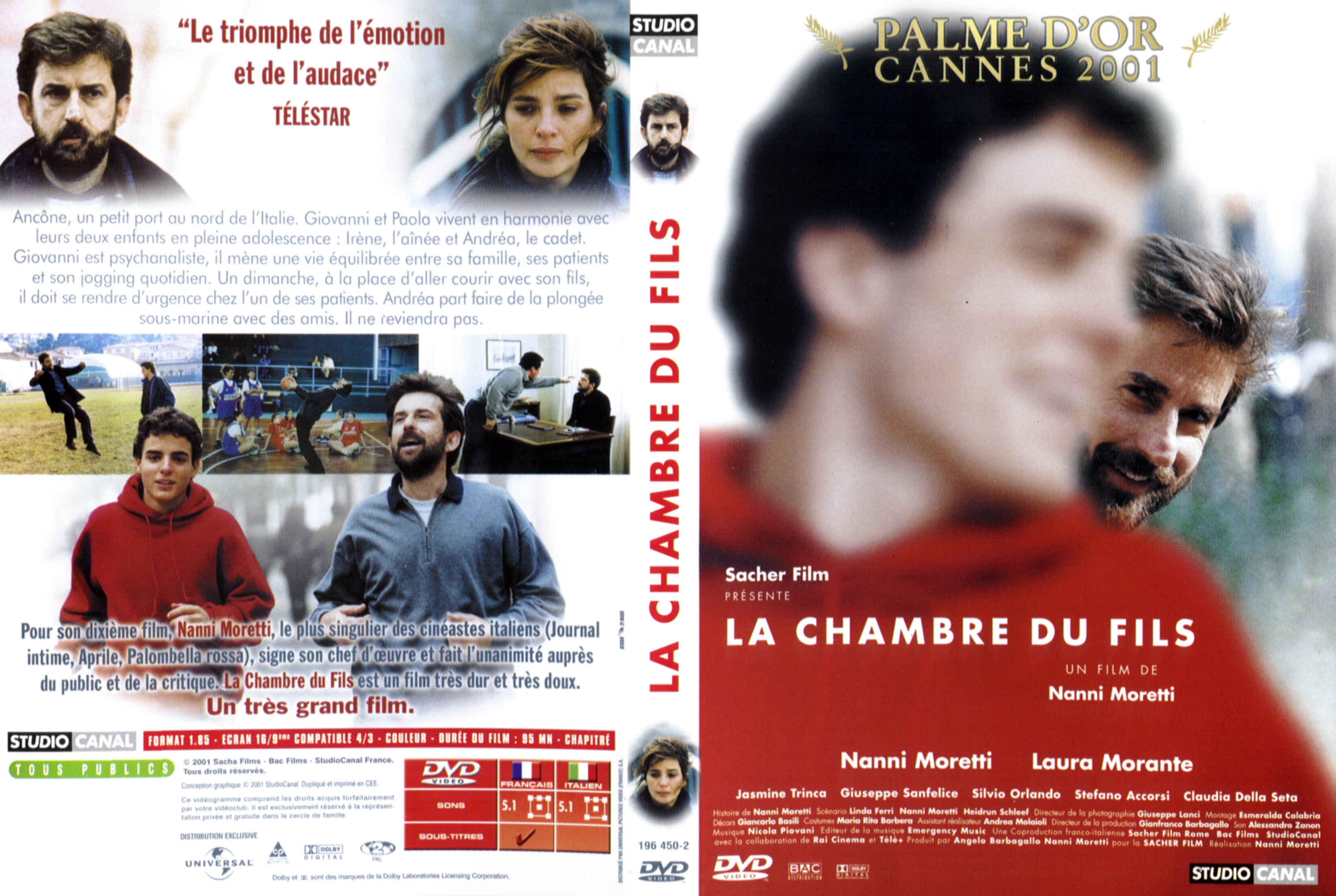 Jaquette DVD La chambre du fils