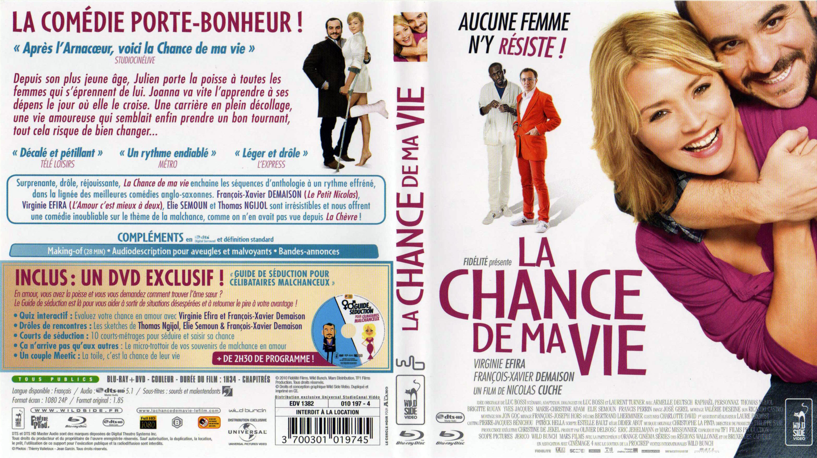 Jaquette DVD La chance de ma vie (BLU-RAY)