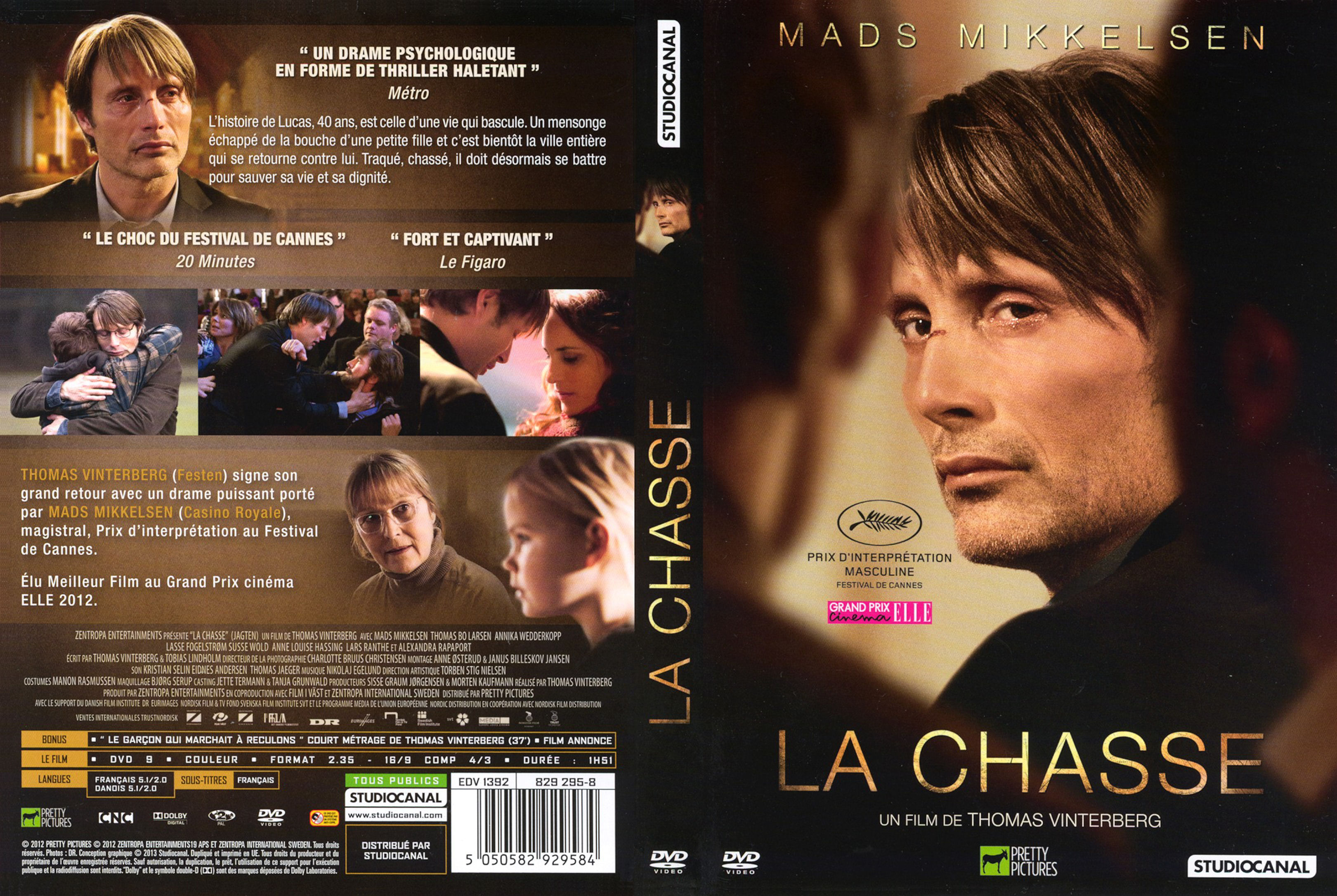 Jaquette DVD La chasse (2012)